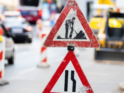 In der Erdberger Lände in Wien-Landstraße gibt es am Wochenende eine Baustelle.