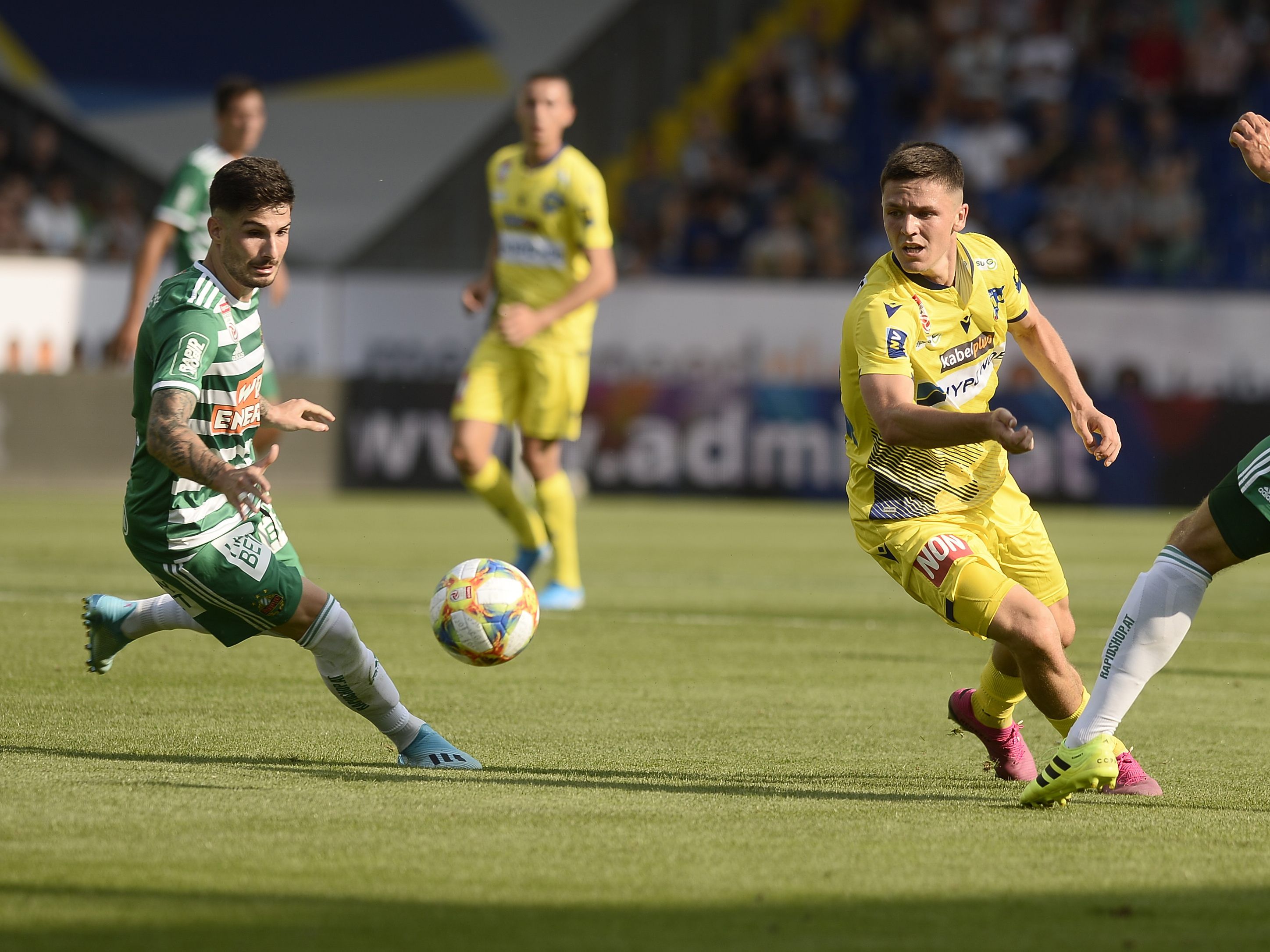 Rapid und SKN gingen mit 2:2 auseinander.
