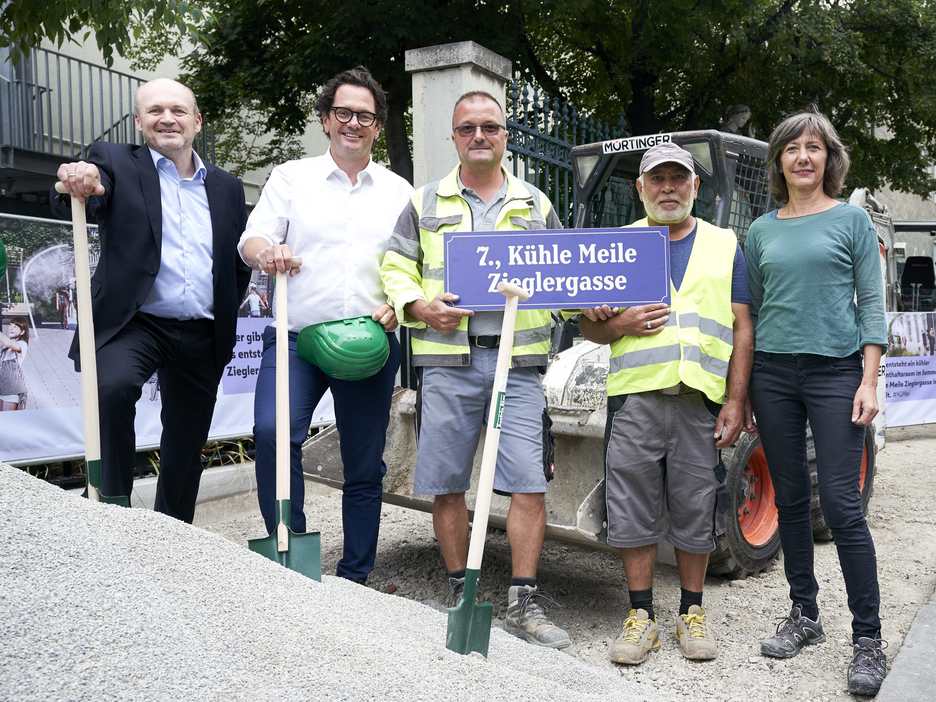 Die Umbauarbeiten in der Zieglergasse wurden gestartet. Die Umbauarbeiten in der Zieglergasse wurden gestartet.