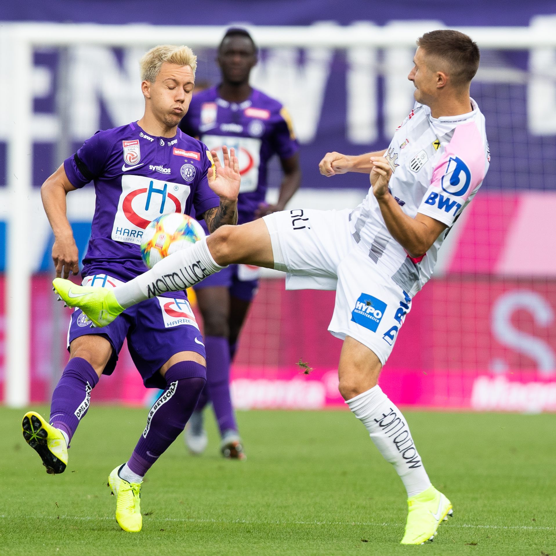 Die Wiener Austria musste sich gegen den LASK geschlagen geben.