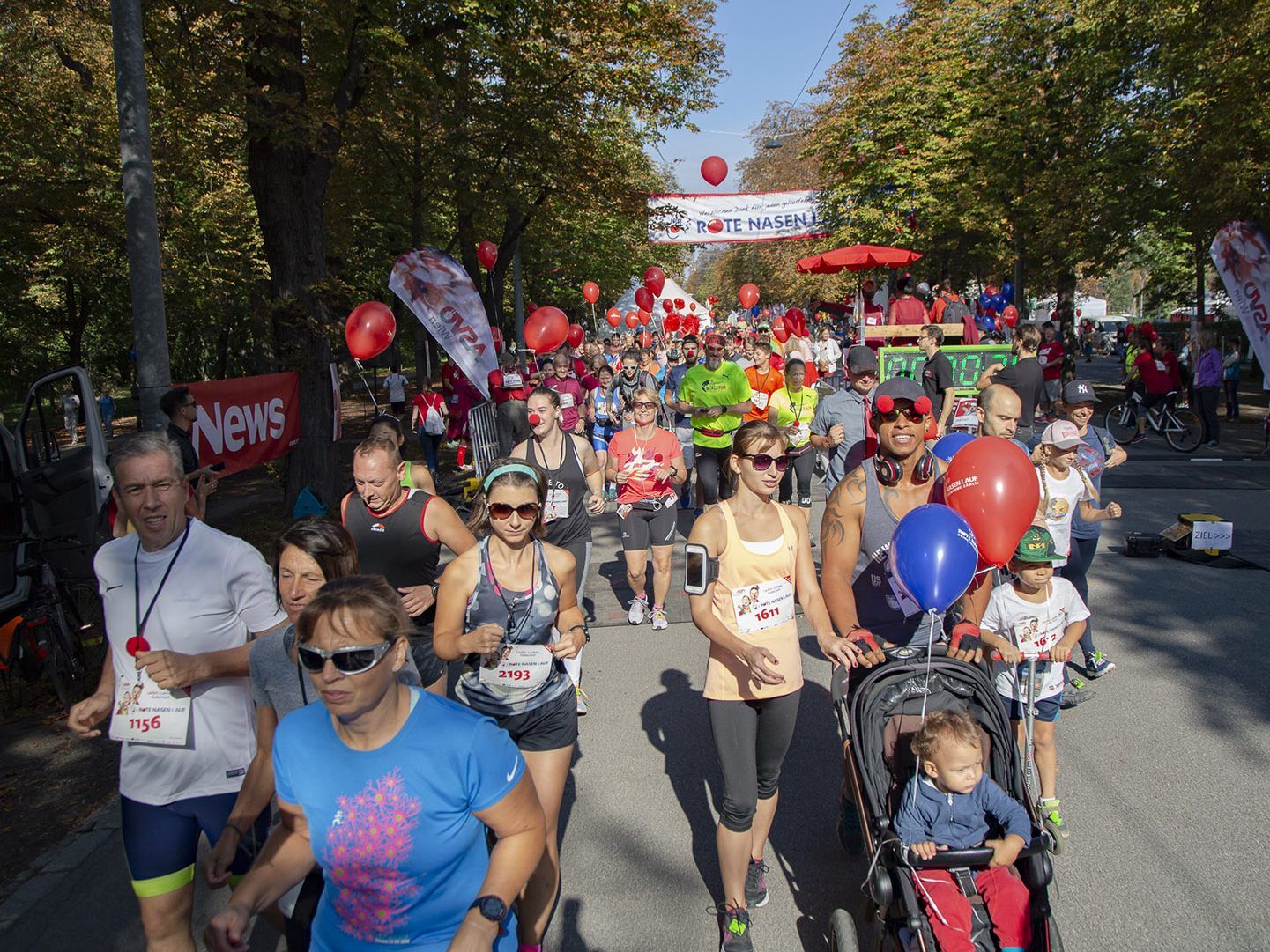 Der Rote Nasen Lauf findet am 15. September in Wien statt. Der Rote Nasen Lauf findet am 15. September in Wien statt.
