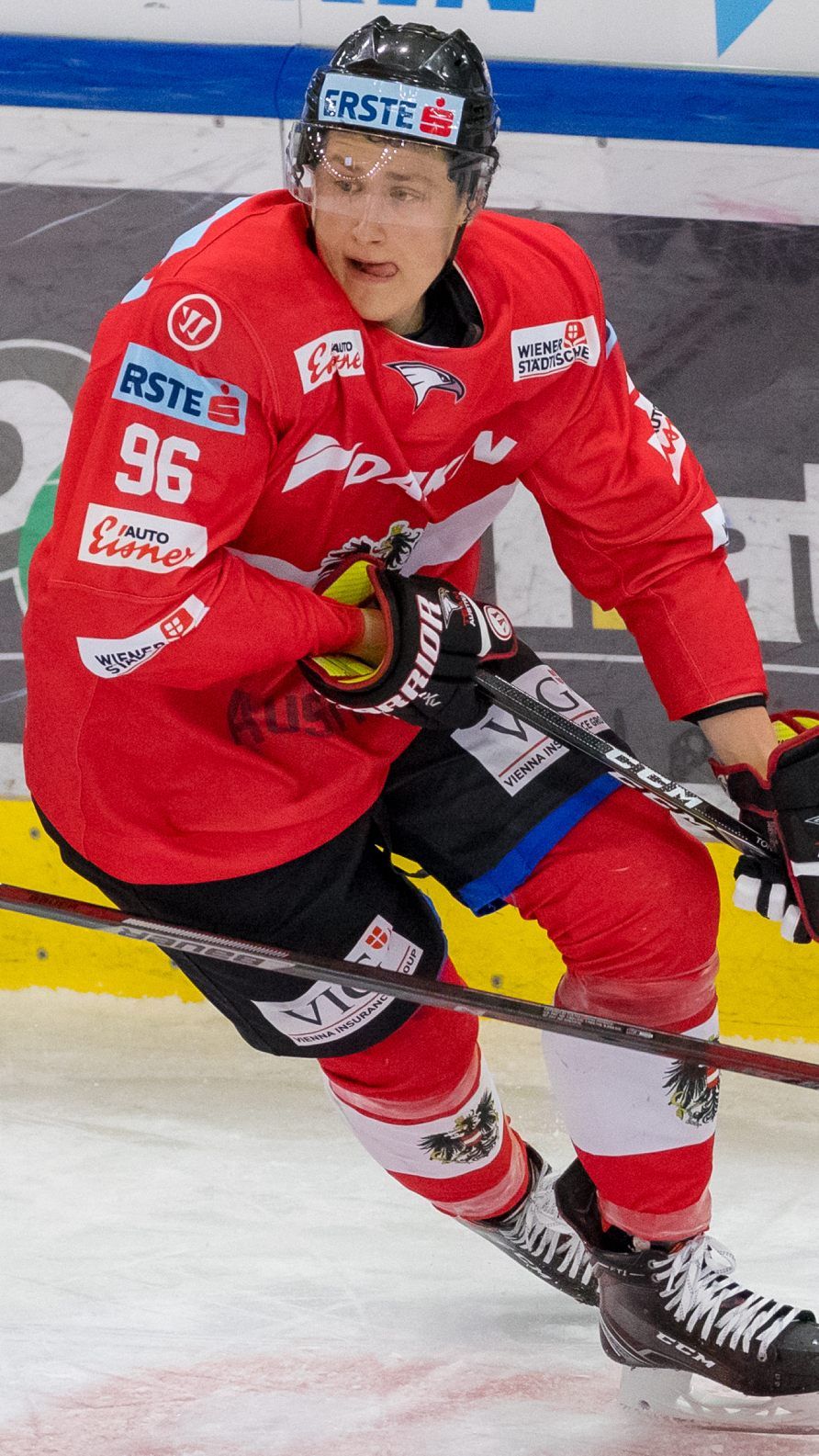 Sam Antonitsch im Dress des Nationalteams gegen Italien im April 2018.