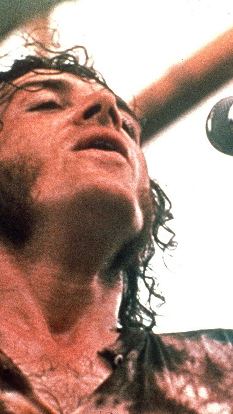 Joe Cocker bei Woodstock im Jahr 1969