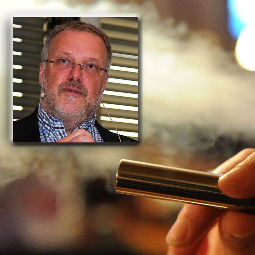 Dr. Peter Cerkl betont, dass auch E-Zigarette gesundheitsschädliche Stoffe beinhalten.
