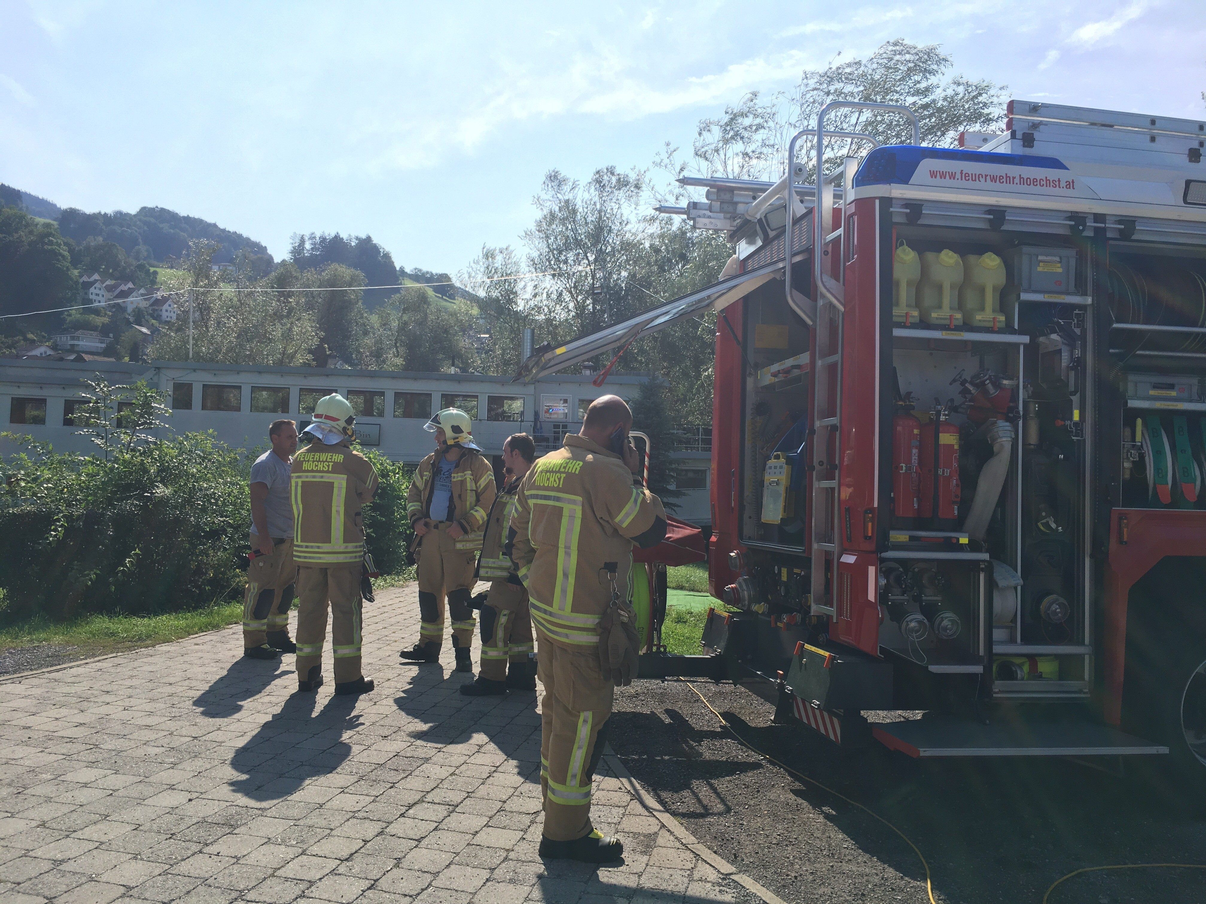 In einem Restaurant brach am Donnerstagnachmittag ein Feuer aus.