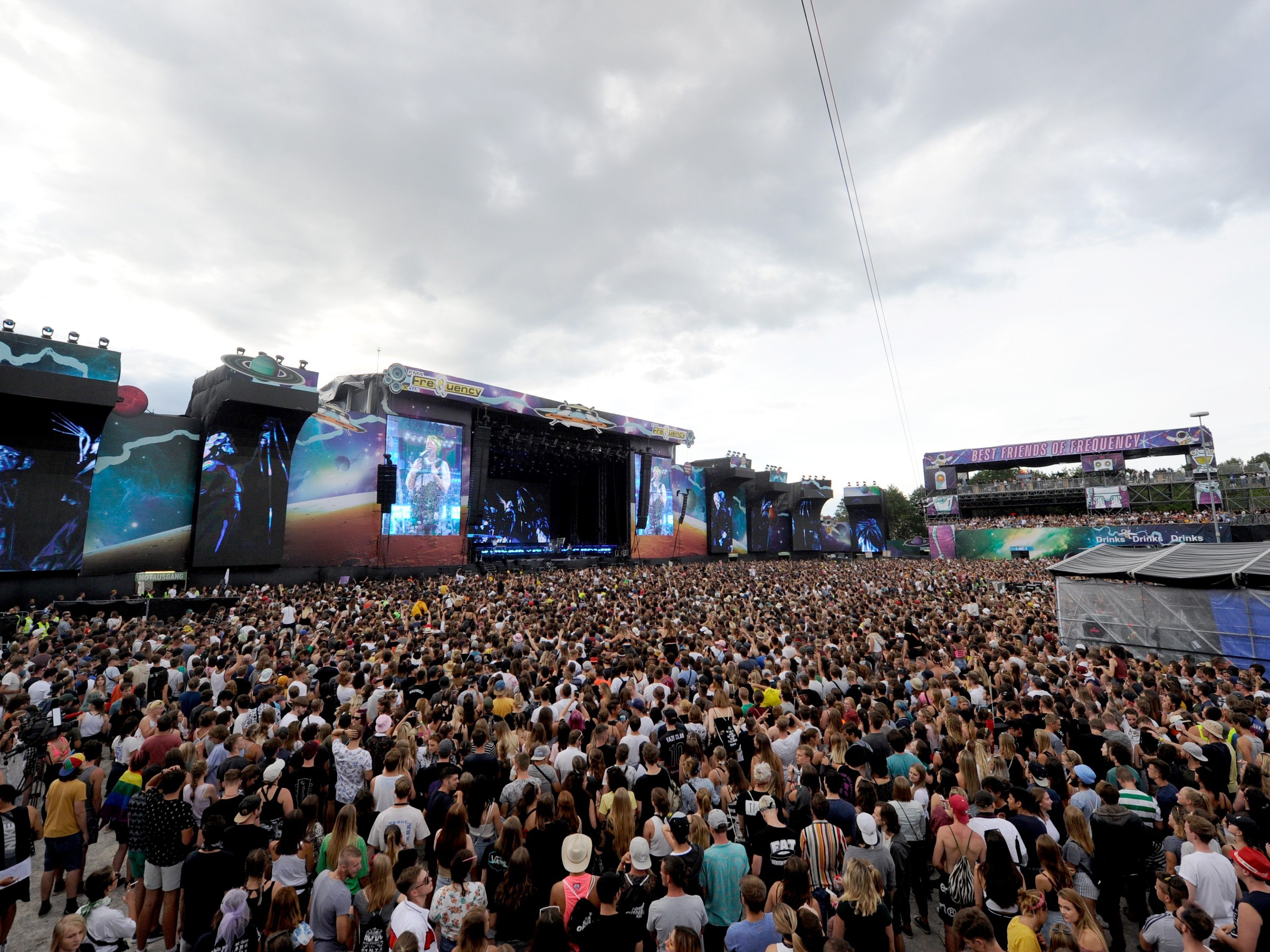 Bisher verlief das Frequency Festival 2019 "sehr, sehr ruhig". Bisher verlief das Frequency Festival 2019 "sehr, sehr ruhig".