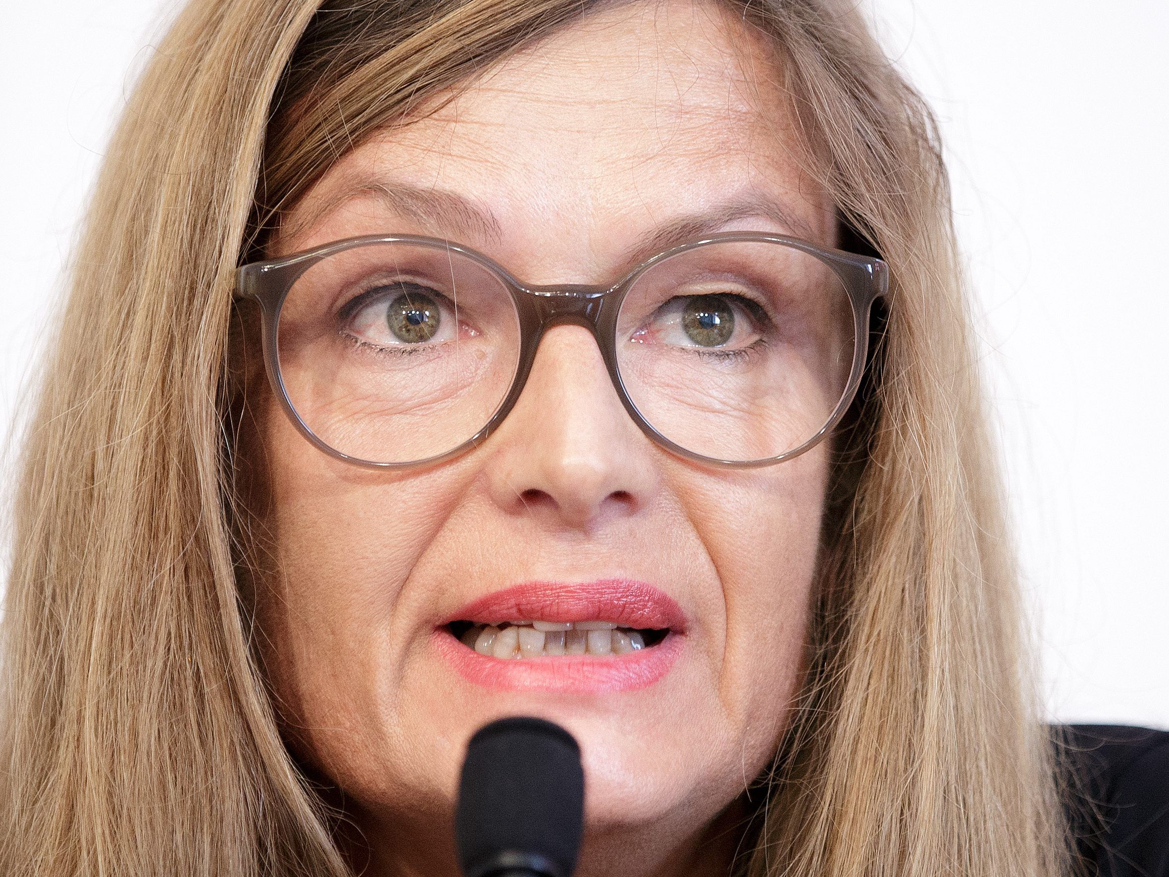 Sabine Gruber erhält den Preis im Bereich Literatur.