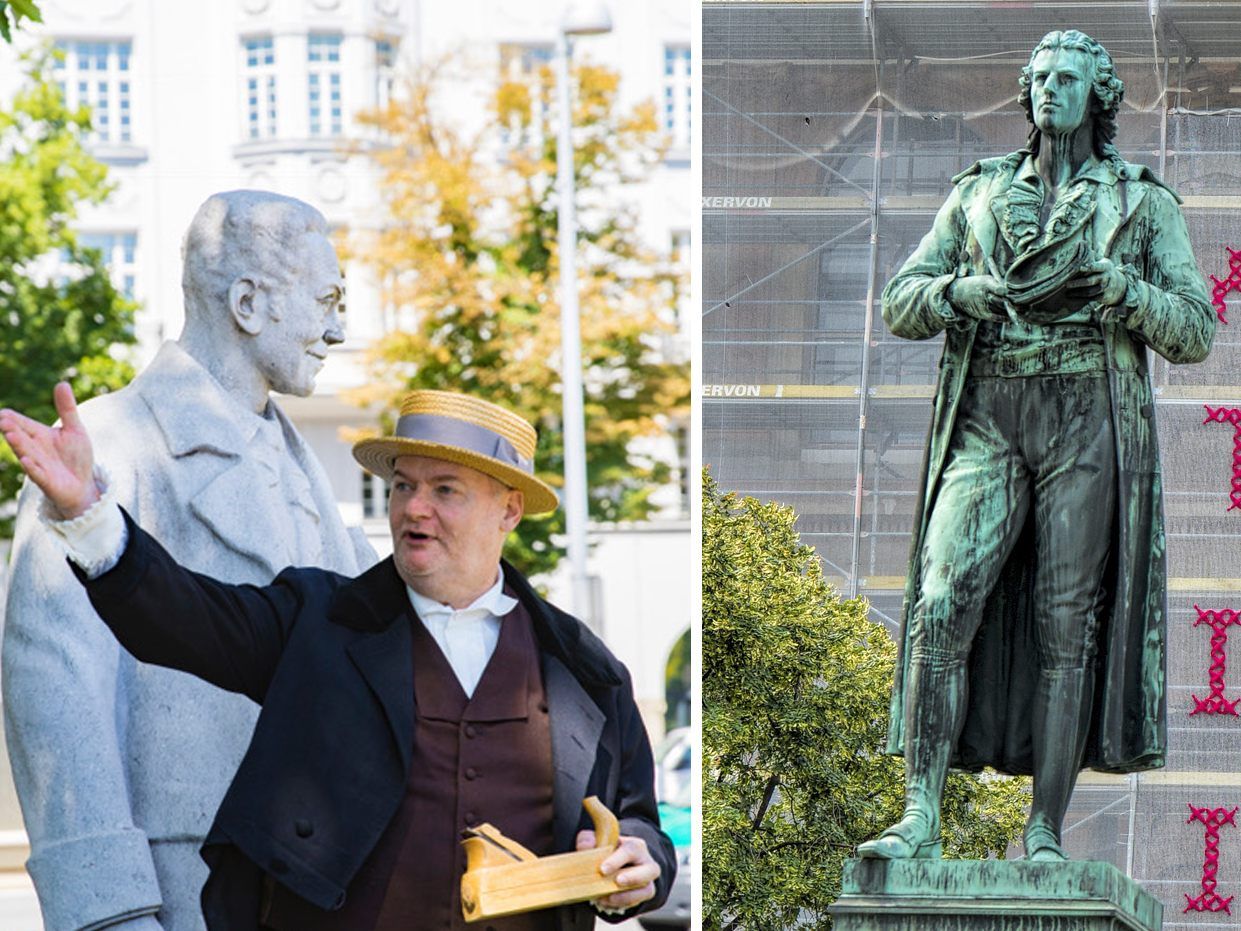 In Wien werden Statuen zum Leben erweckt. In Wien werden Statuen zum Leben erweckt.