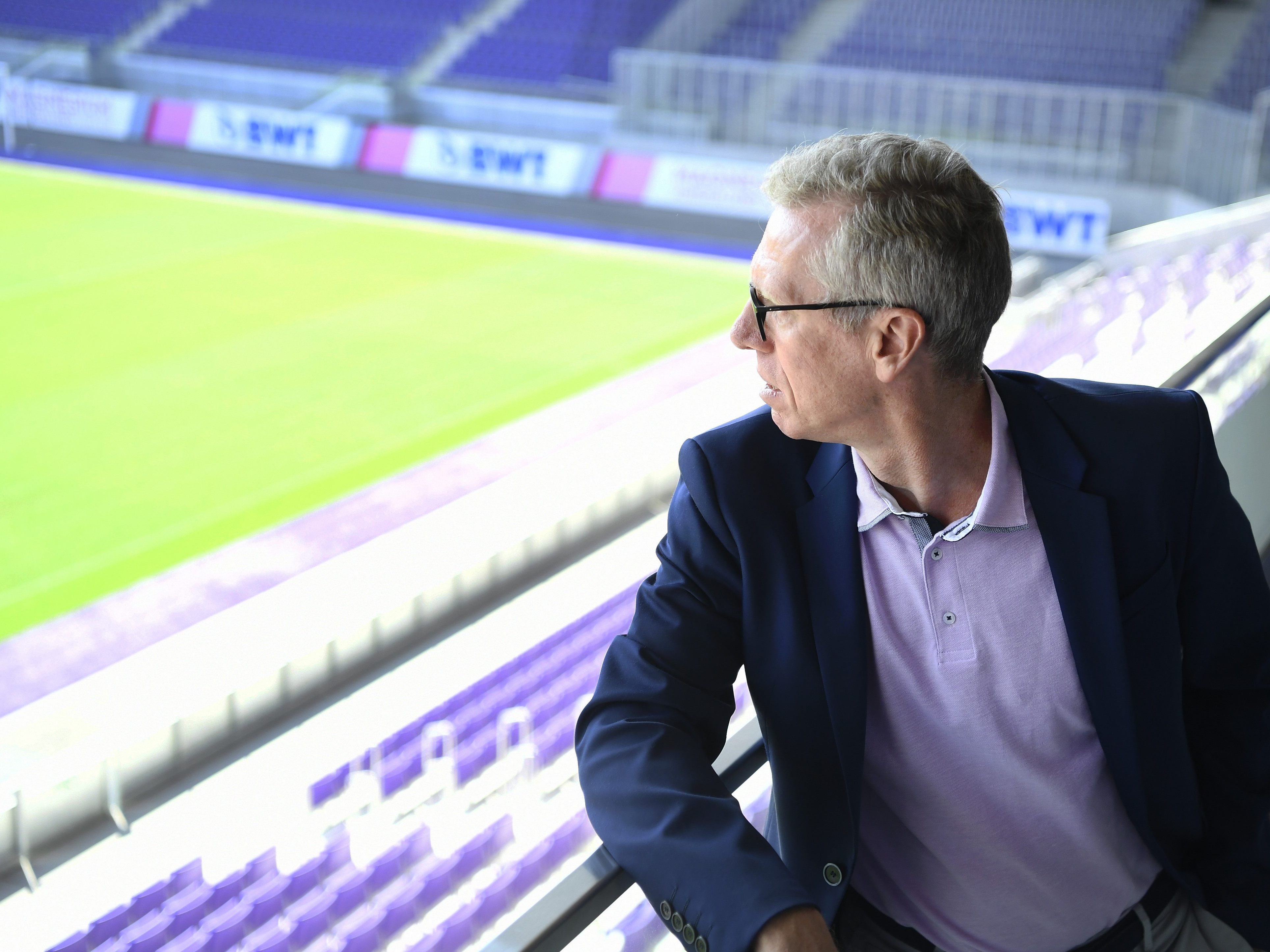 Peter Stöger träumt von einem volleren Stadion in Zukunft.