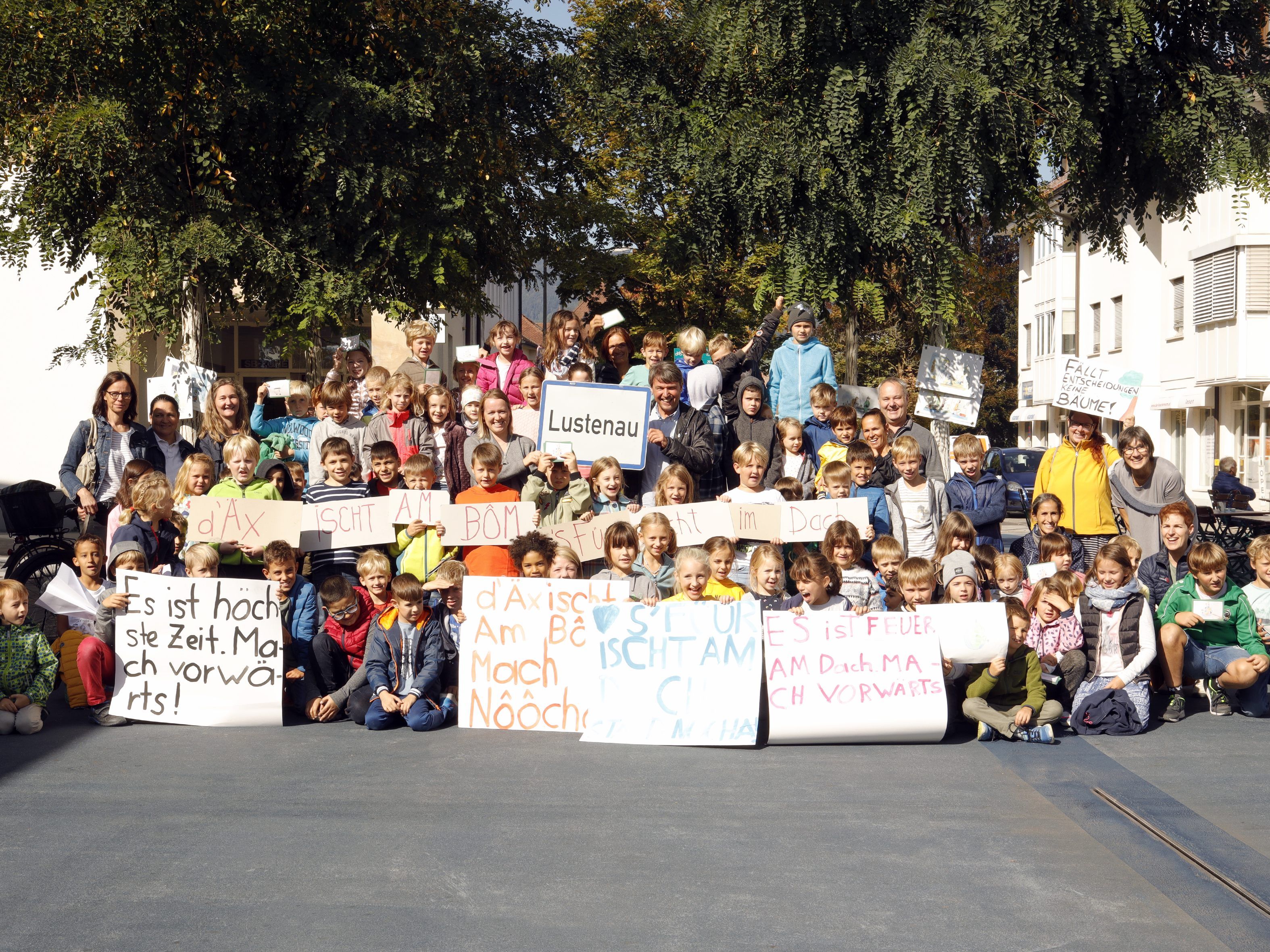 Bei der „Week of Future“ und „Fridays for Future“ gehen Lustenauer Kinder und Jugendliche für den Klimaschutz auf die Straße.