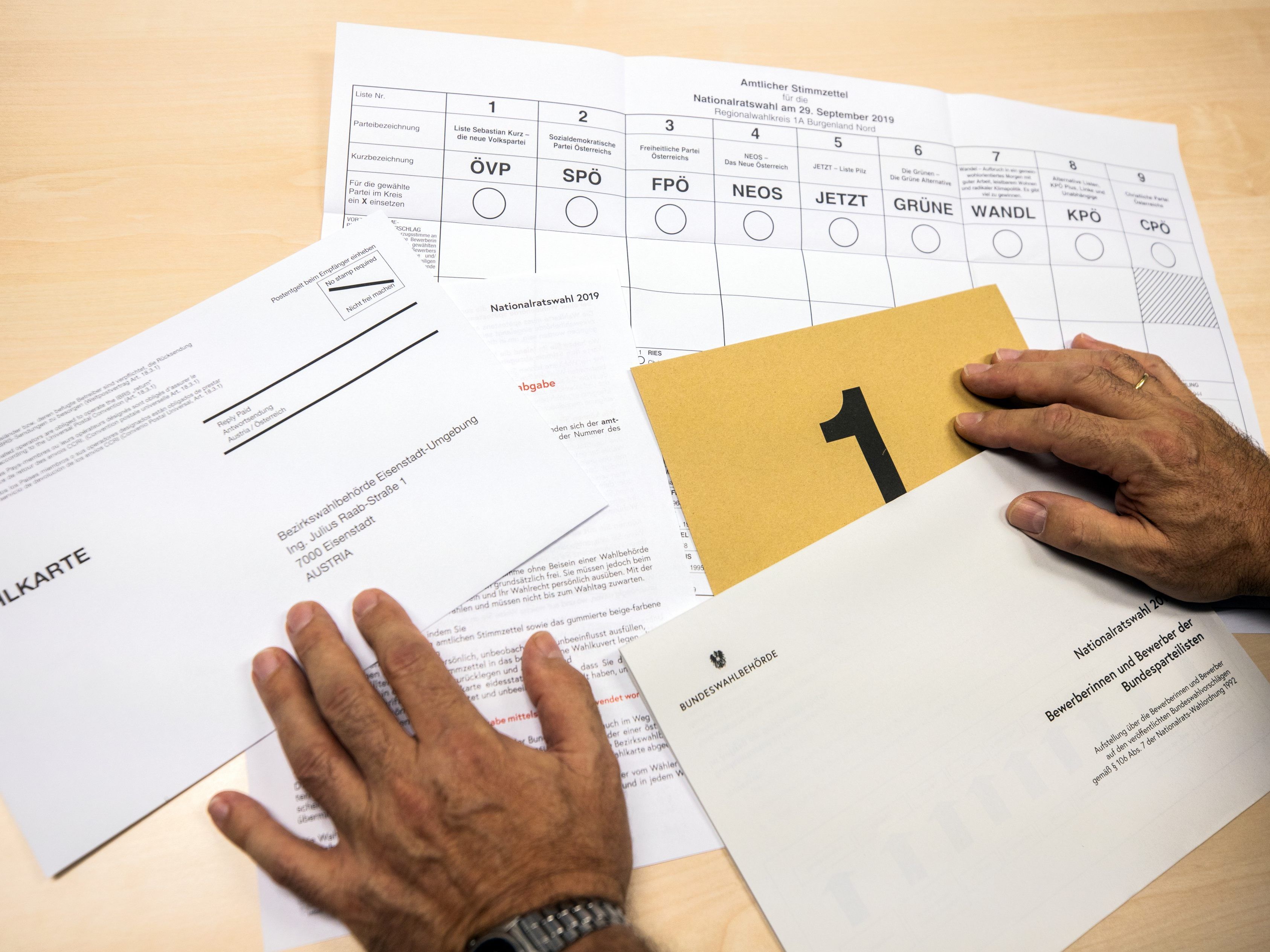 Für diese NR-Wahl mussten 7,7 Millionen Stimmzettel gedruckt werden.