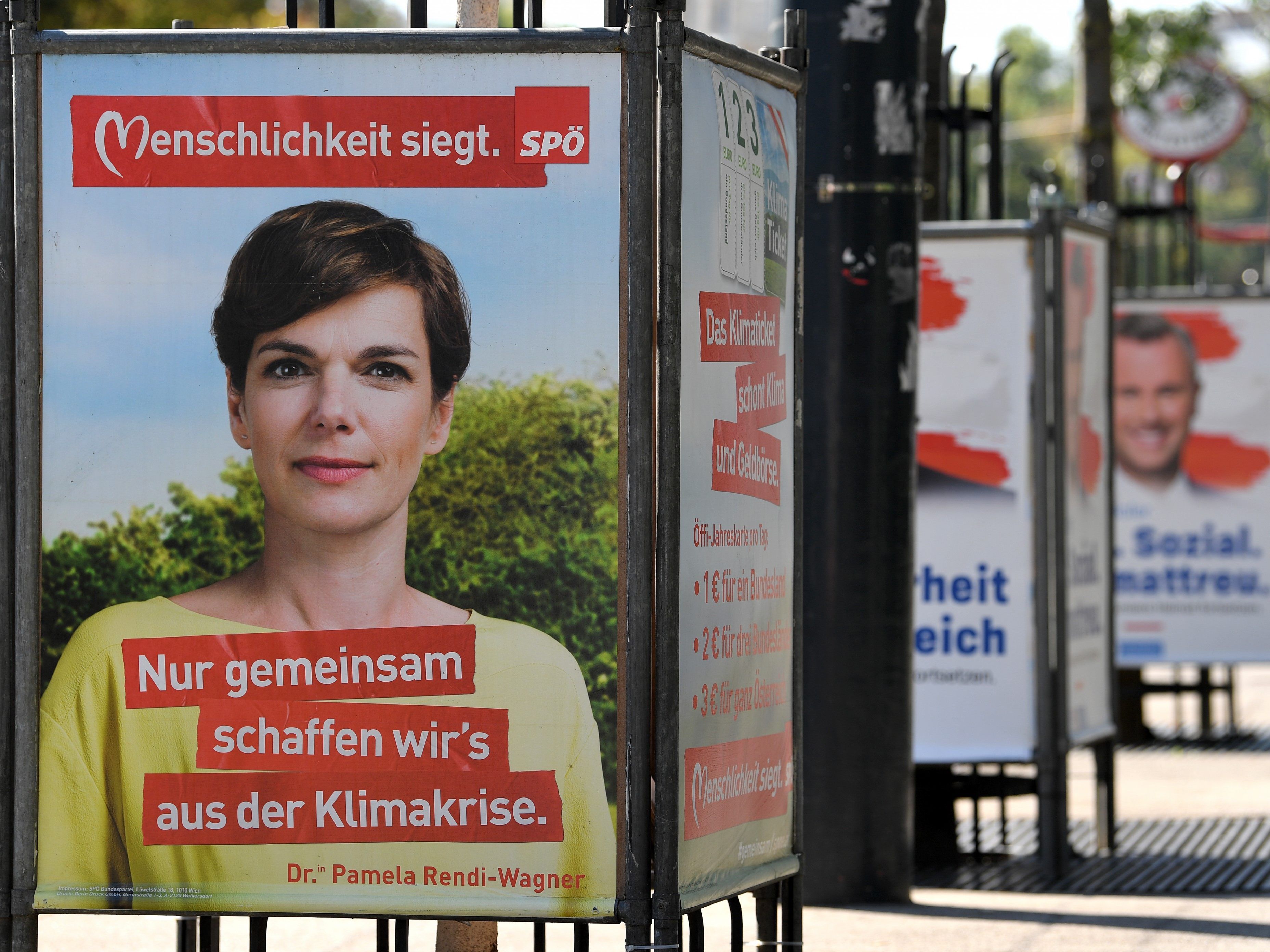 Die SPÖ ließ sich ihre Wahlplakate und Co. vergleichsweise am meisten kosten