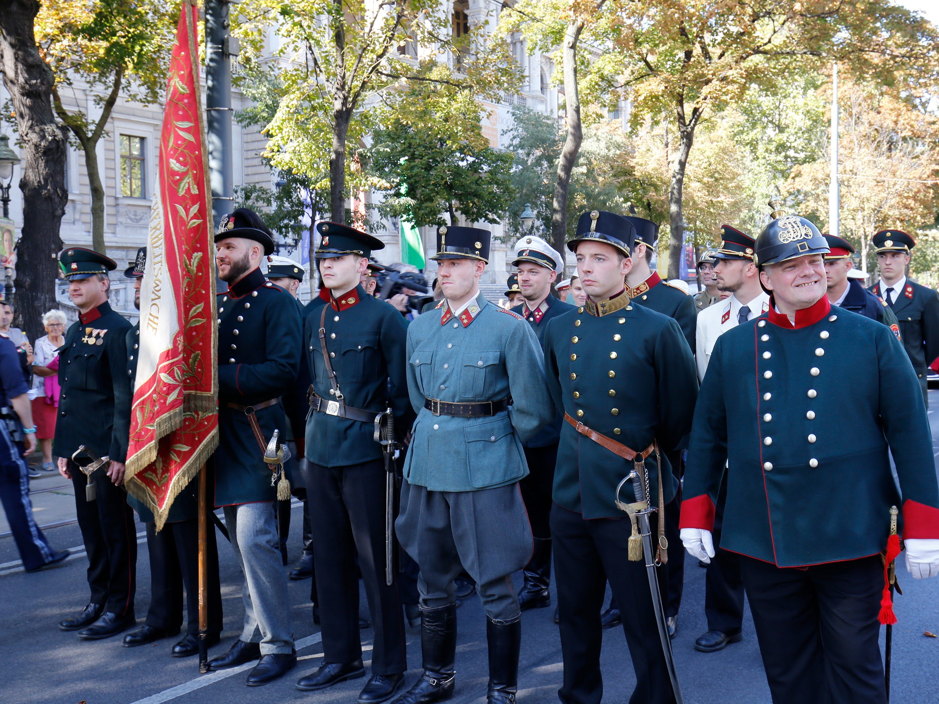 Die Wiener Polizei feierte am Samstag ihr 150-jähriges Jubiläum. Die Wiener Polizei feierte am Samstag ihr 150-jähriges Jubiläum.
