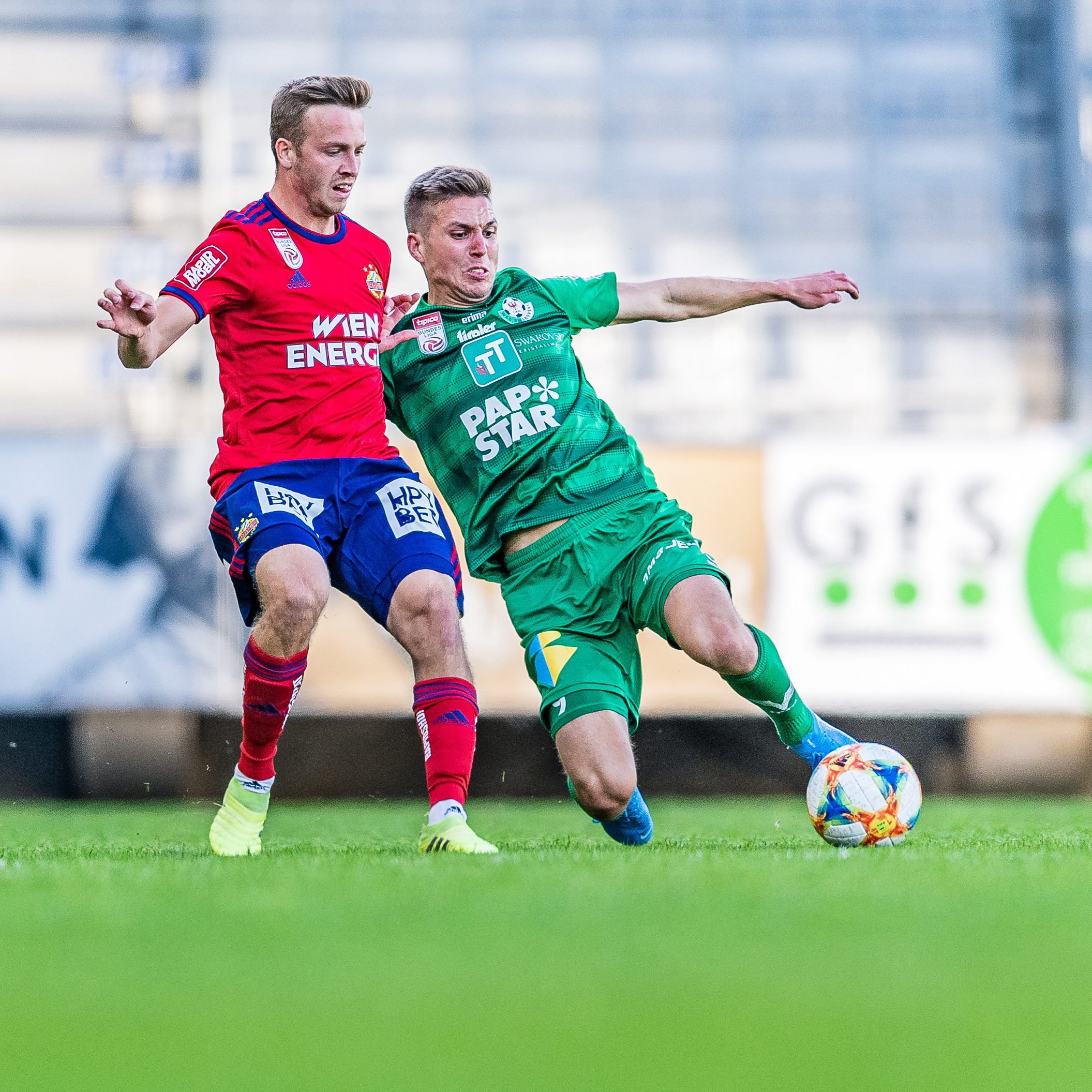 Nach dem Spiel am Samstag ist Rapid Wien in Sieg Laune.