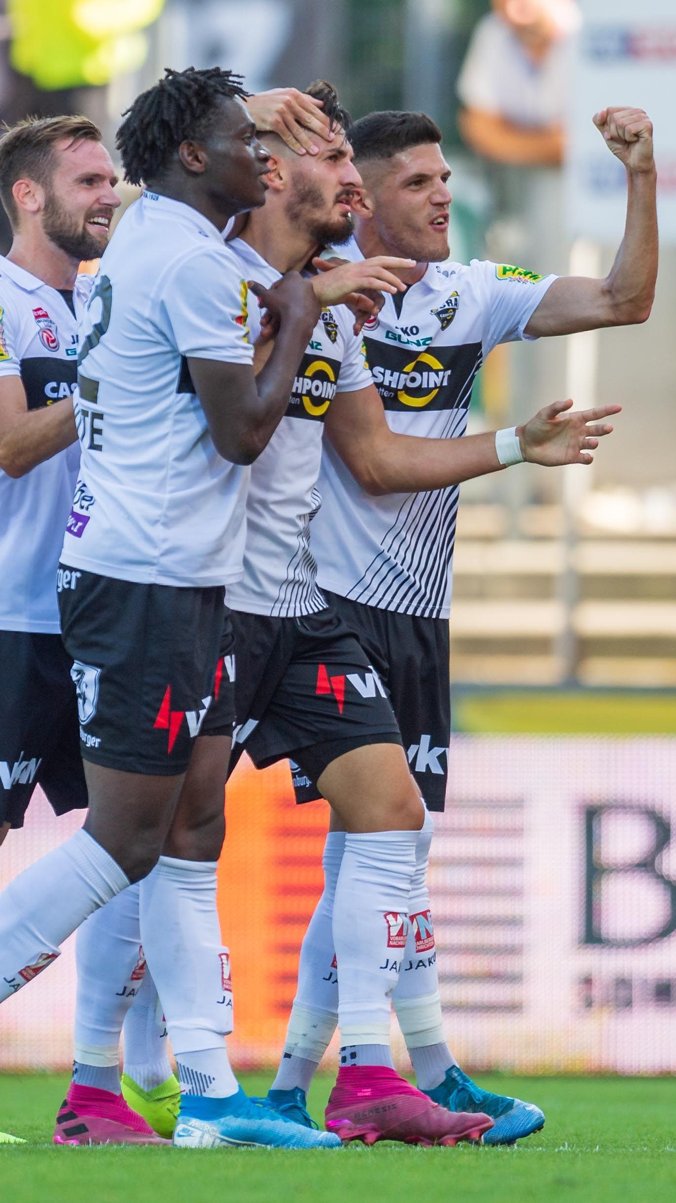 Die Altacher durften heute gleich sechs Mal über einen Treffer jubeln.