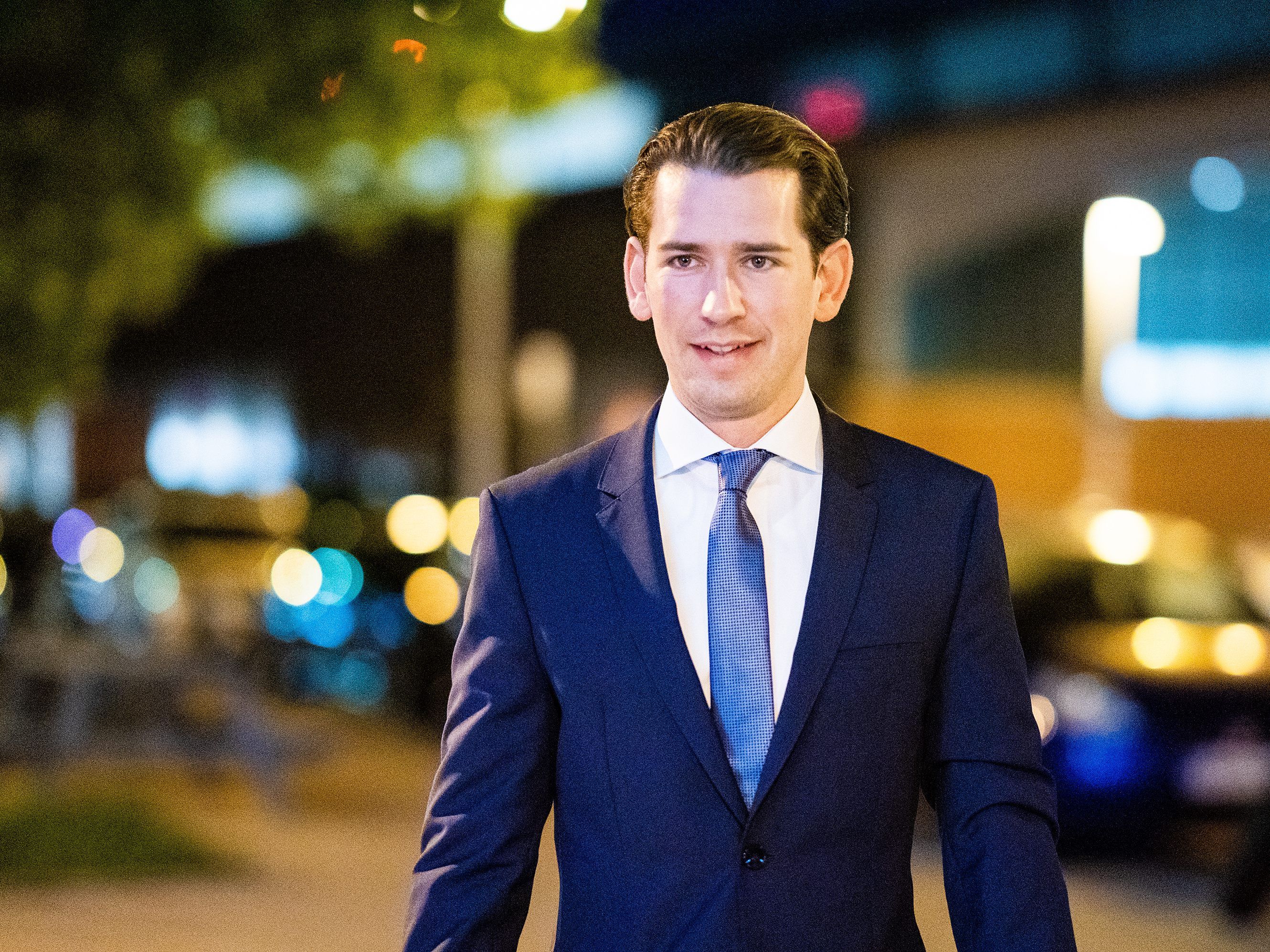 Die Koalitionsfrage ließ Kurz weiterhin offen.