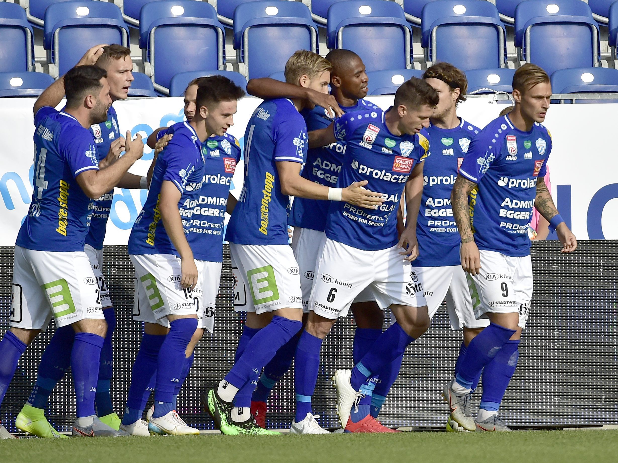 LIVE-Stream zum Spiel TSV Hartberg gegen WAC ab 14.30 Uhr.
