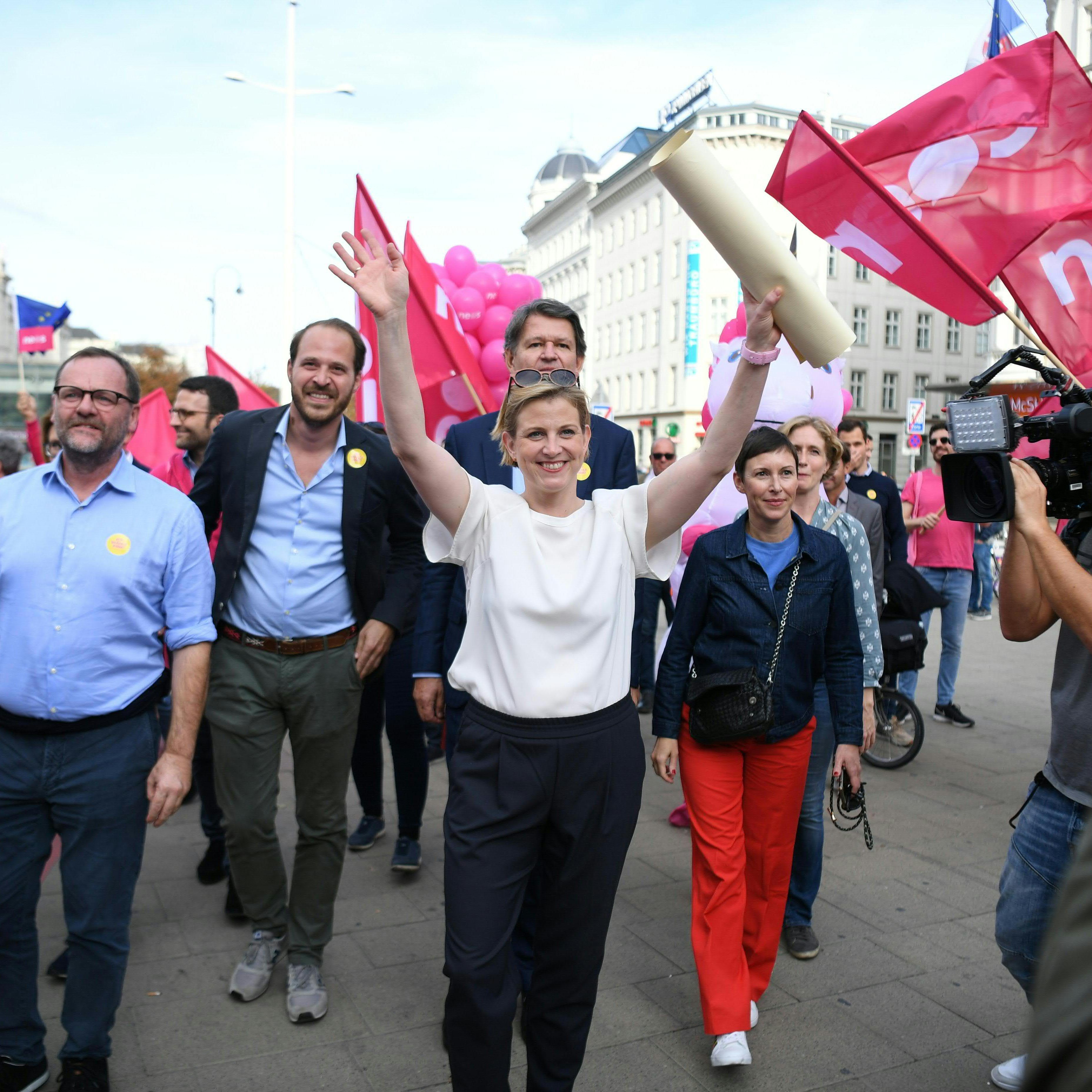 Symbolbild: Die NEOS gehören zu den Wahlgewinnern der Nationalratswahl 2019.