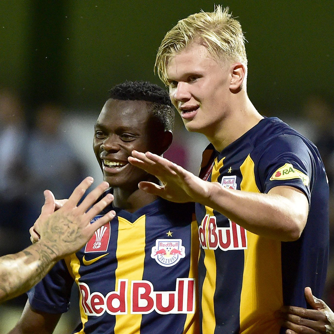 Patrick Farkas (Salzburg), Takumi Minamino (Salzburg), Patson Daka (Salzburg), Erling Haaland (Salzburg)