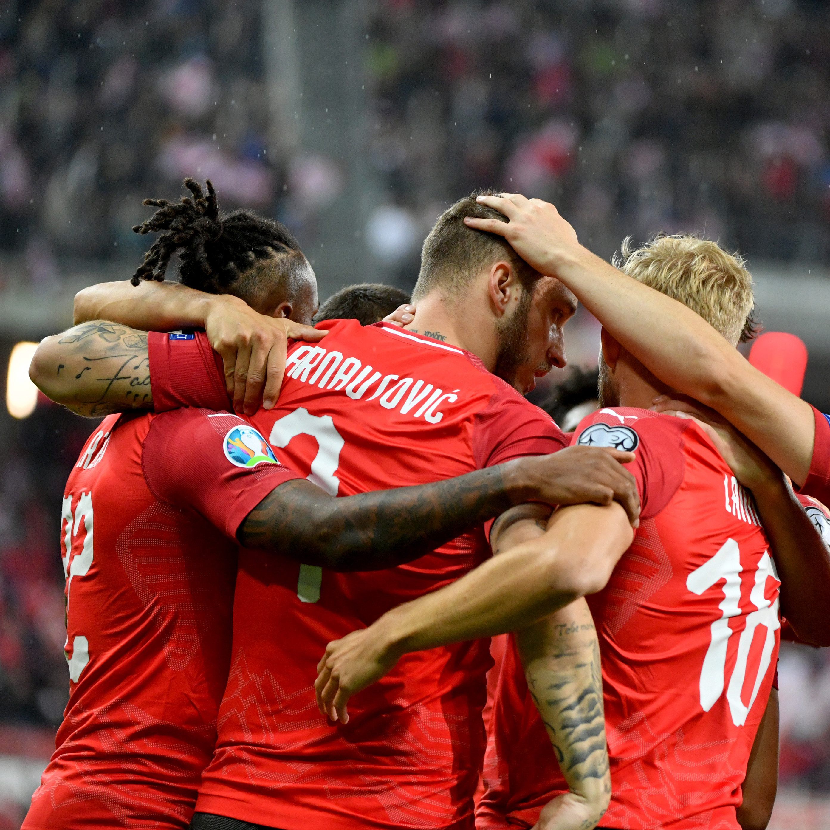 Arnautovic und Co. jubelten über ein Torfestival gegen Lettland.