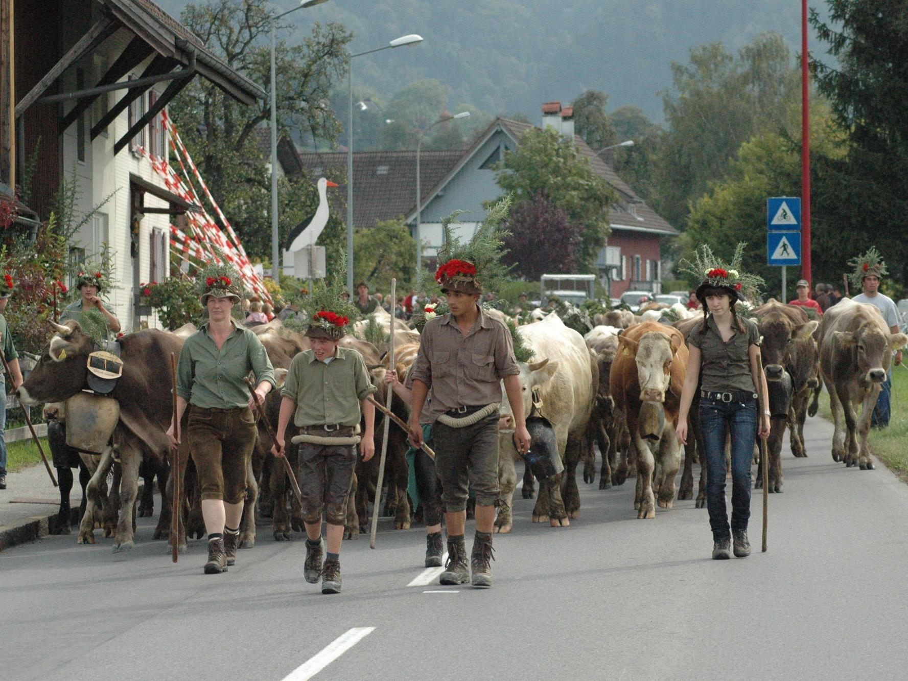 Volksfeststimmung im Vorderland