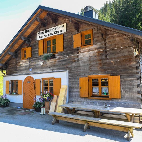 Szene von den Alpen Gafluna und Alpgues