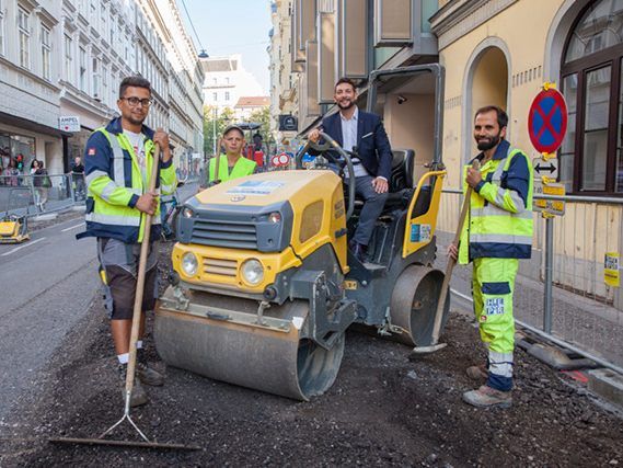 Heute starten die Bauarbeiten in Wien-Mariahilf. Heute starten die Bauarbeiten in Wien-Mariahilf.