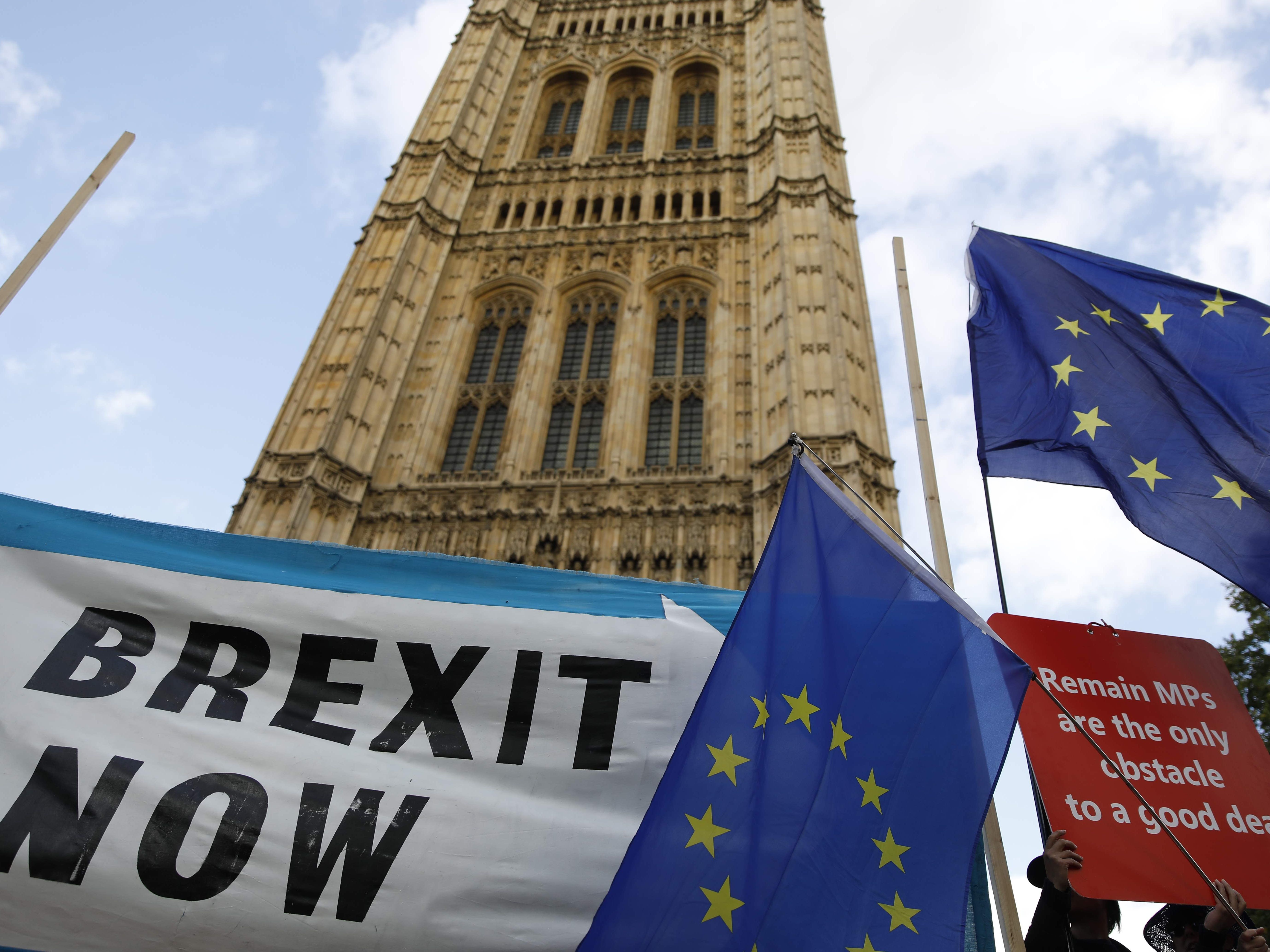 Premier Boris Johnson besteht nach wie vor darauf, dass GRoßbritannien die EU am 31. Oktober verlässt - Ob mit oder ohne Deal. Premier Boris Johnson besteht nach wie vor darauf, dass GRoßbritannien die EU am 31. Oktober verlässt - Ob mit oder ohne Deal.