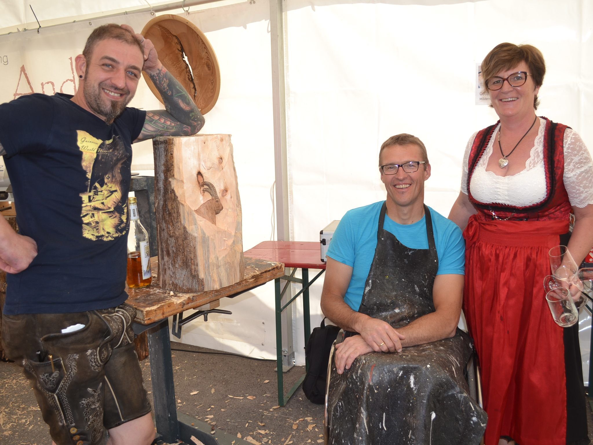 Geselligkeit und Austausch standen im Mittelpunkt der Drechseltage in Gurtis. Geselligkeit und Austausch standen im Mittelpunkt der Drechseltage in Gurtis.