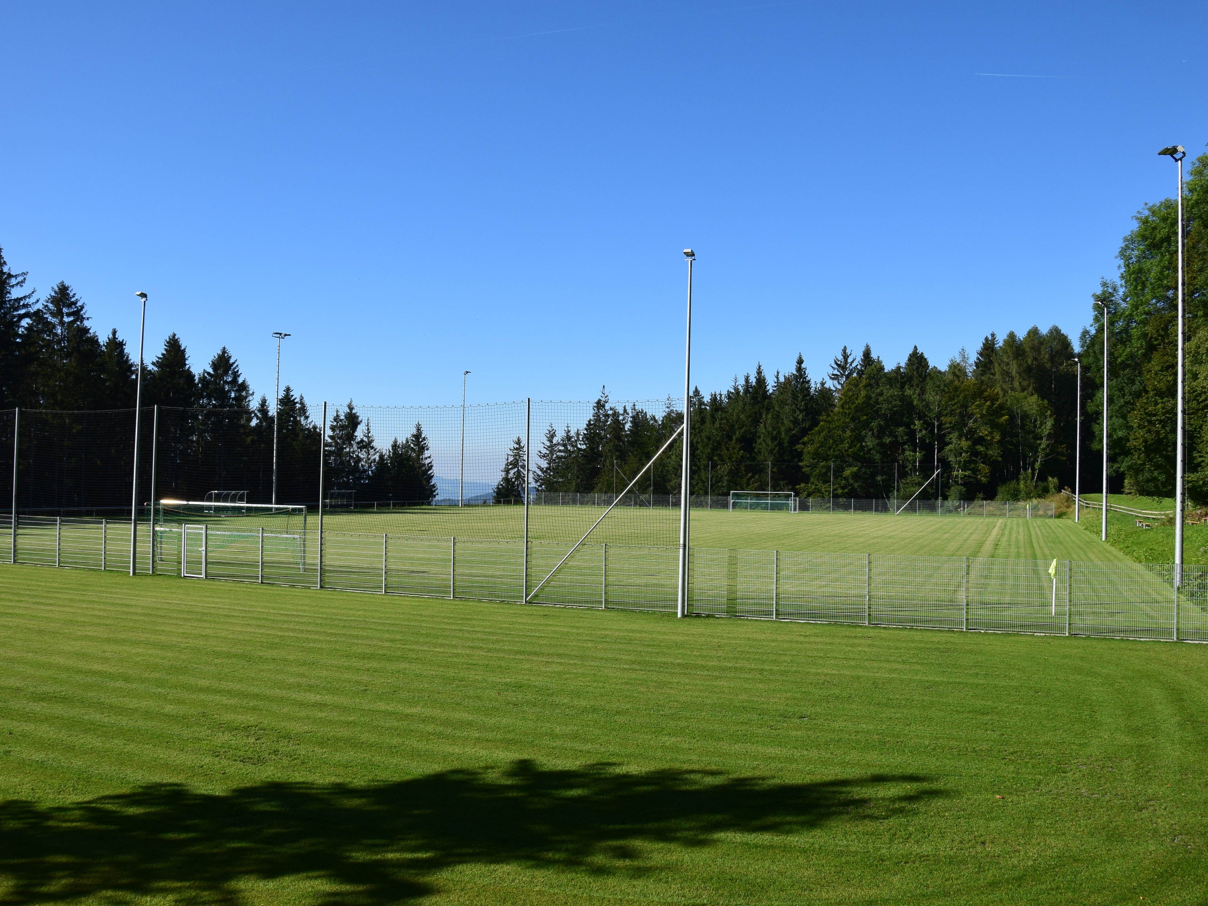 Der neue Fußballplatz