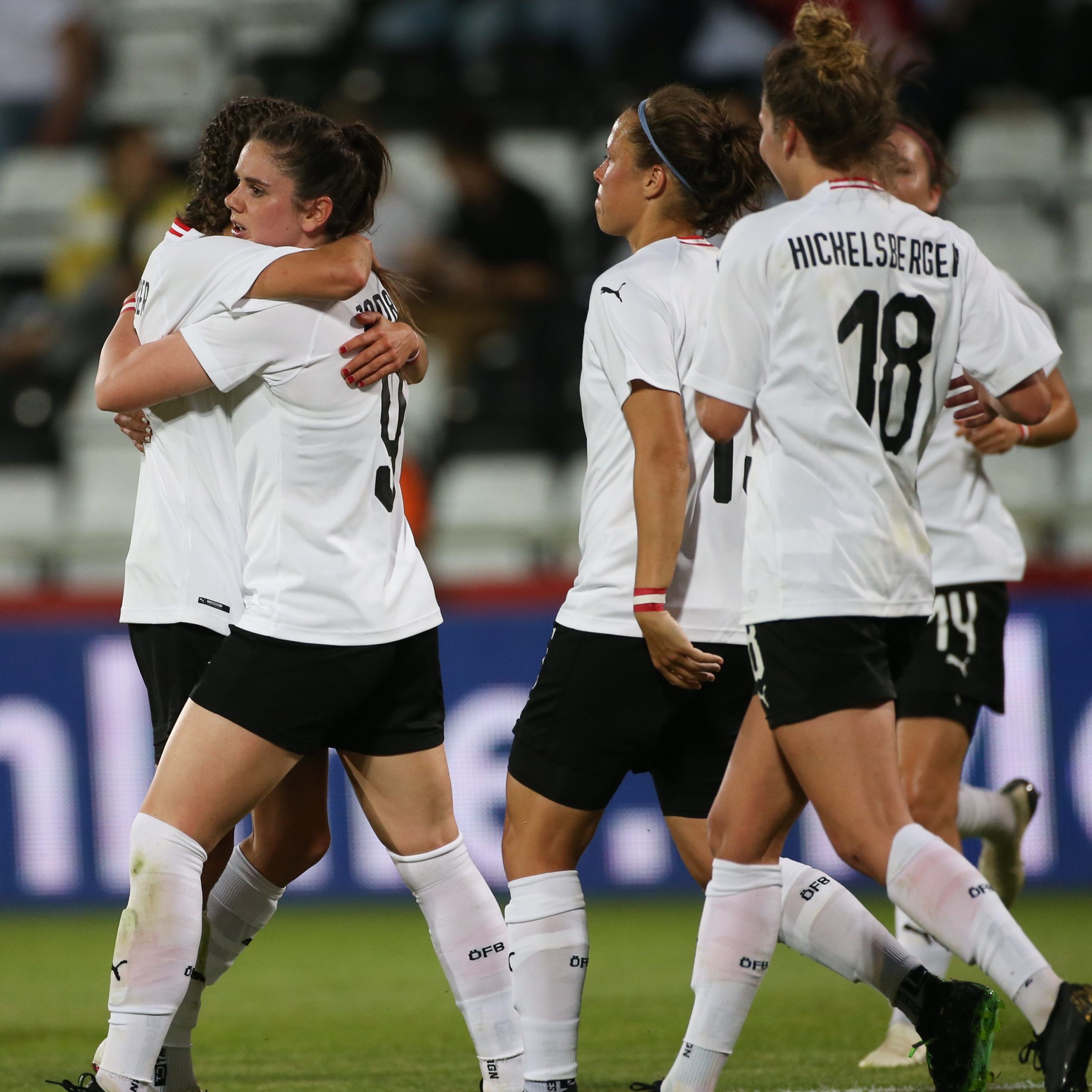 Die Österreicherinnen jubelten über einen perfekten Start in die EM-Quali.