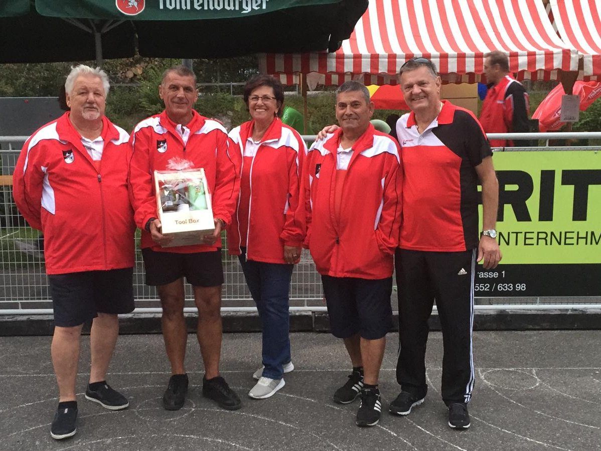 (Erich Matthä, Raimund Walch, Beate Mattä, Günter Neyer und Stefan Baratto)