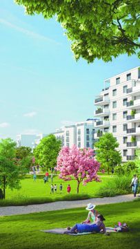 So soll das ZIMA-Projekt "Kirschblüte" verwirklicht aussehen.