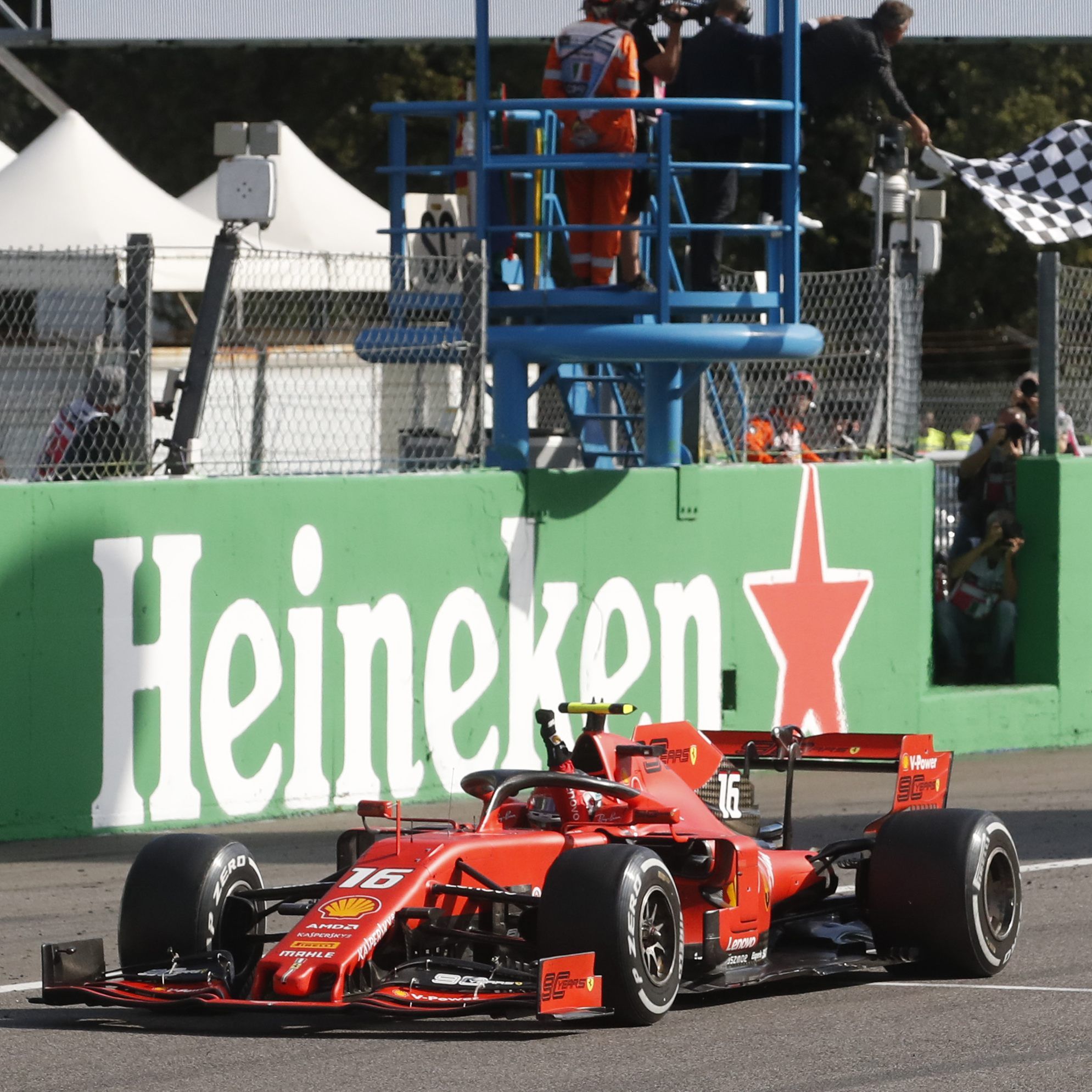 Leclerc holte sich seinen zweiten Sieg innerhalb von sieben Tagen.