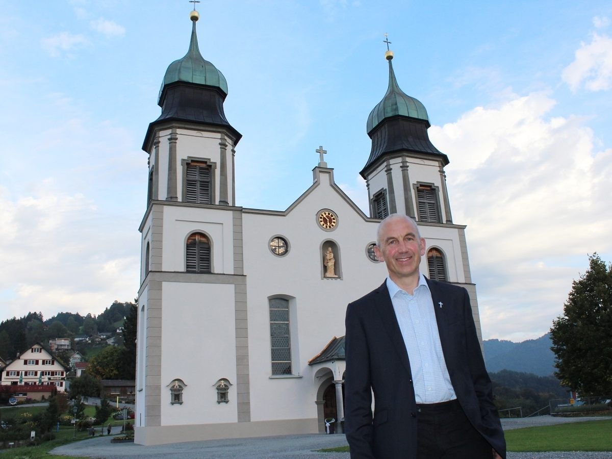 Pfarrer Paul Burtscher lädt zum großen Wallfahrtsfest in Bildstein.