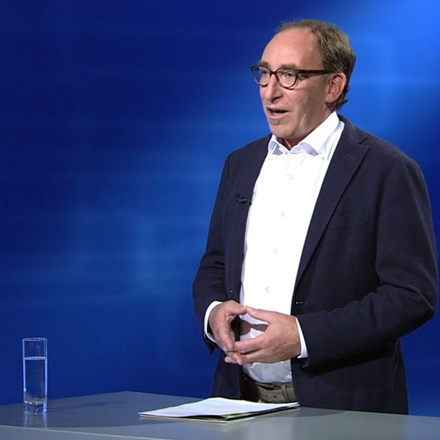 Joahnnes Rauch im Kandidatenchek des ORF vor der Landtagswahl 2019.