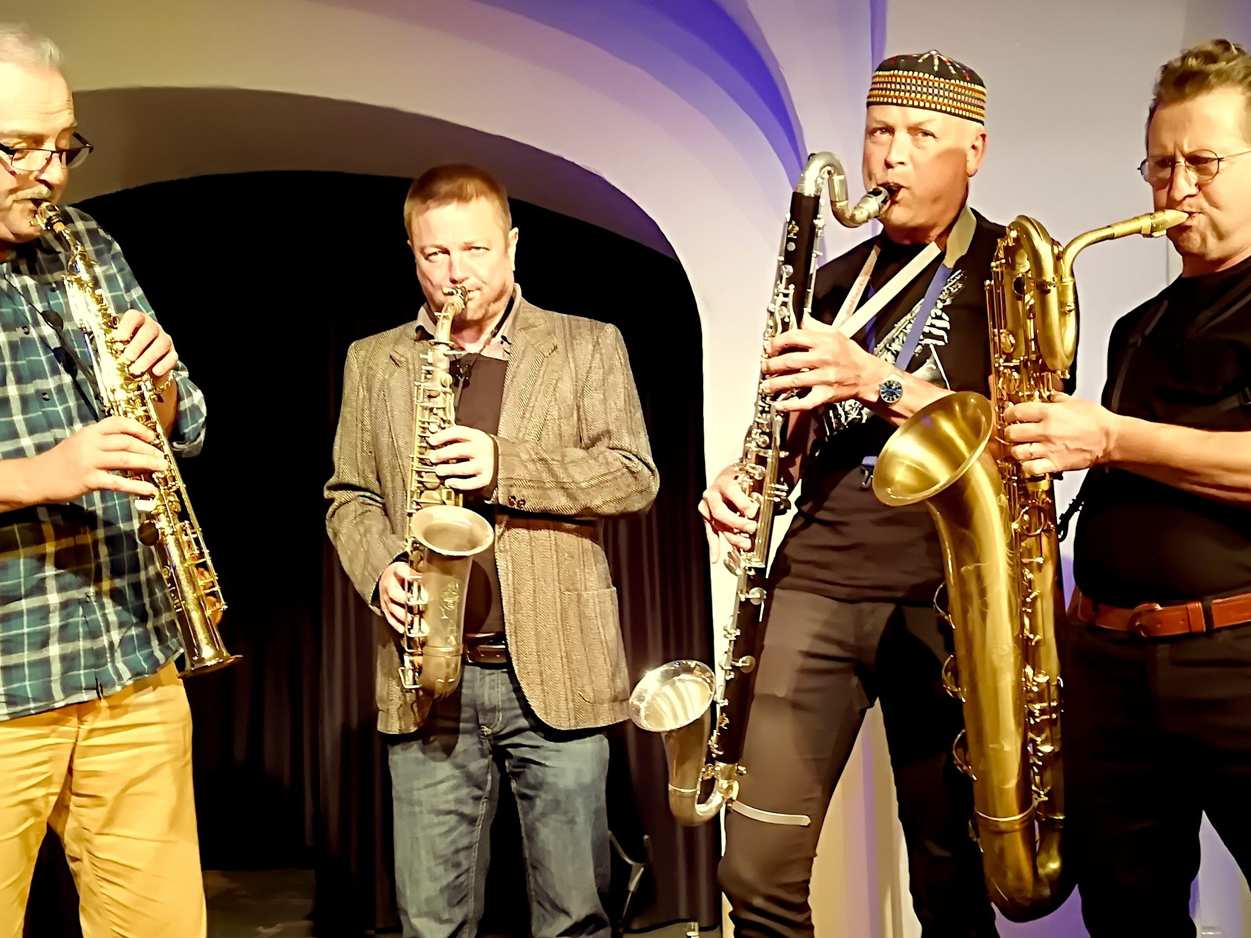Matinee mit „SaxDotCom“.