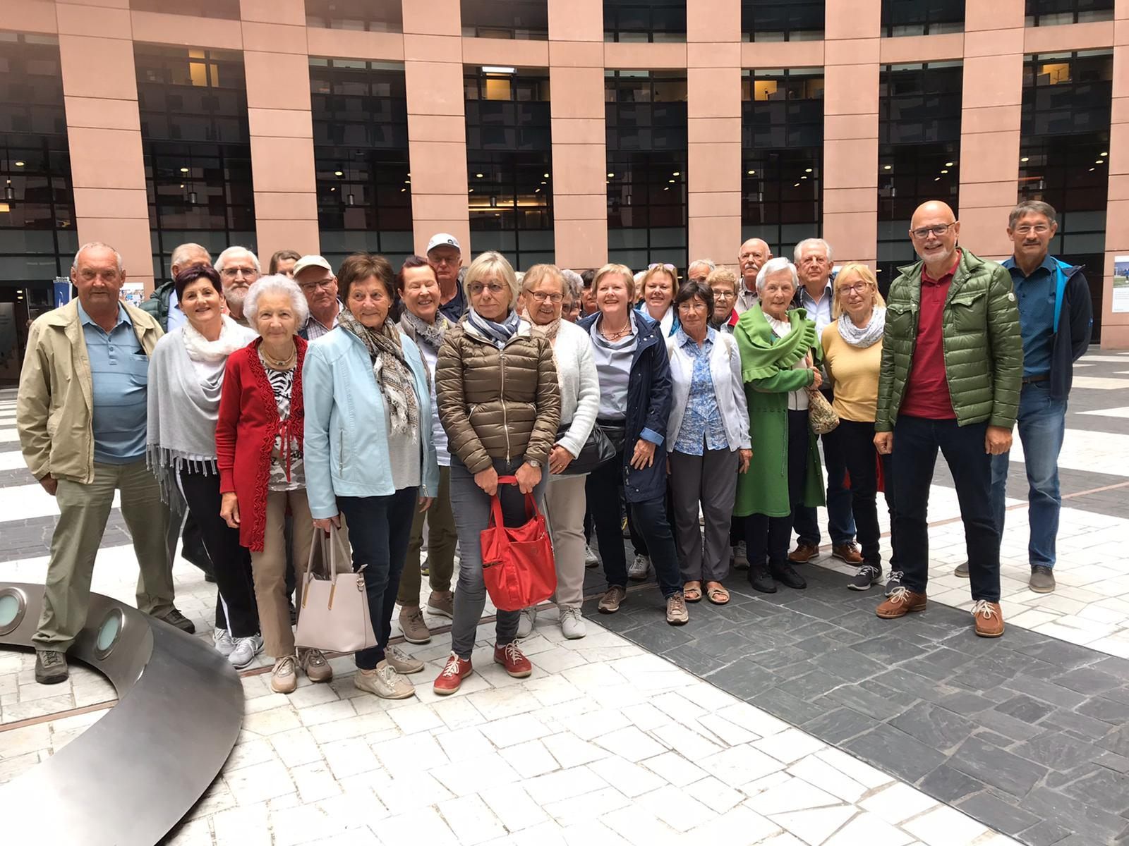 Die Bludenzer Senioren im Europaparlament