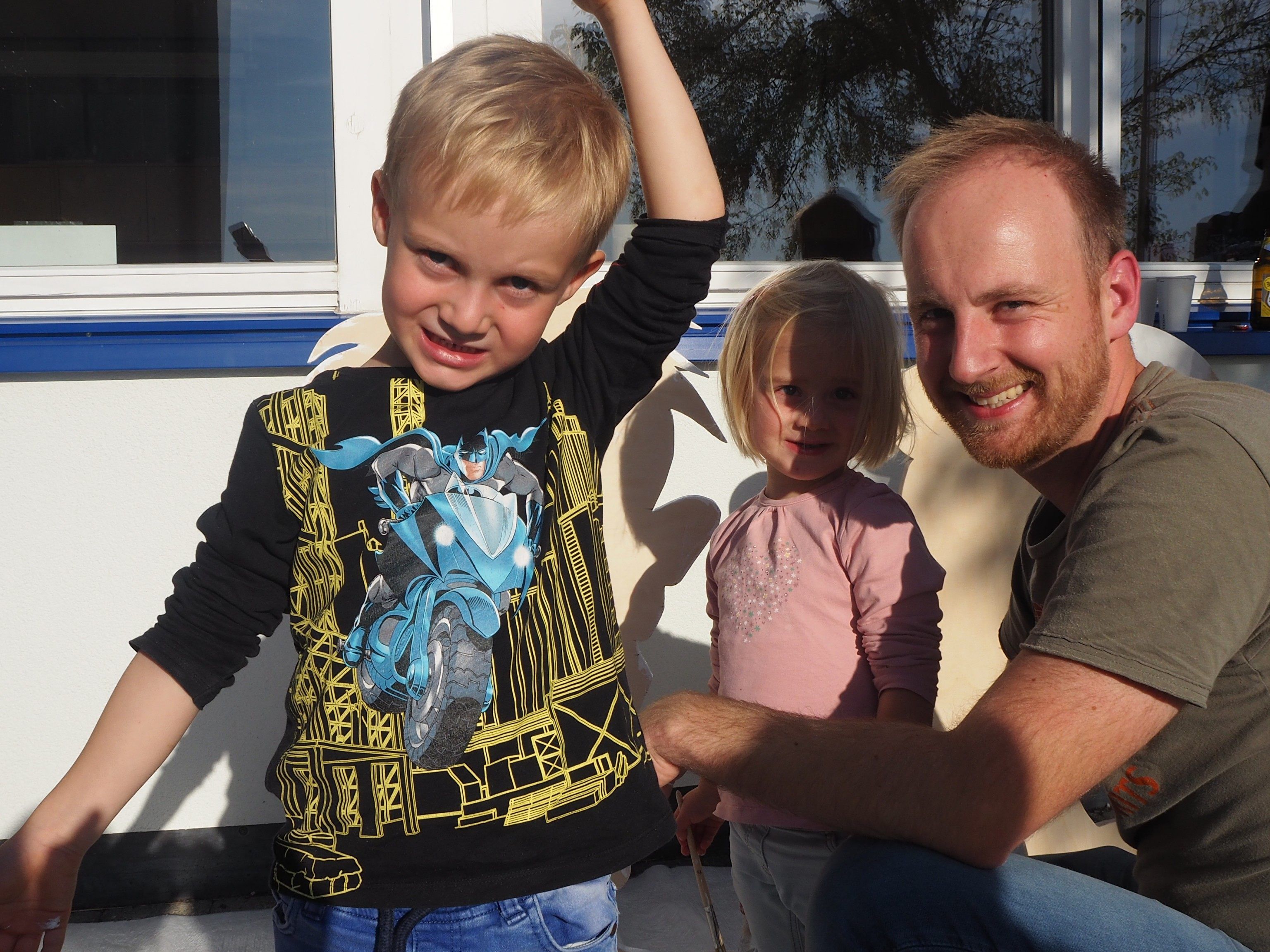 Alle eifrig bei der Sache