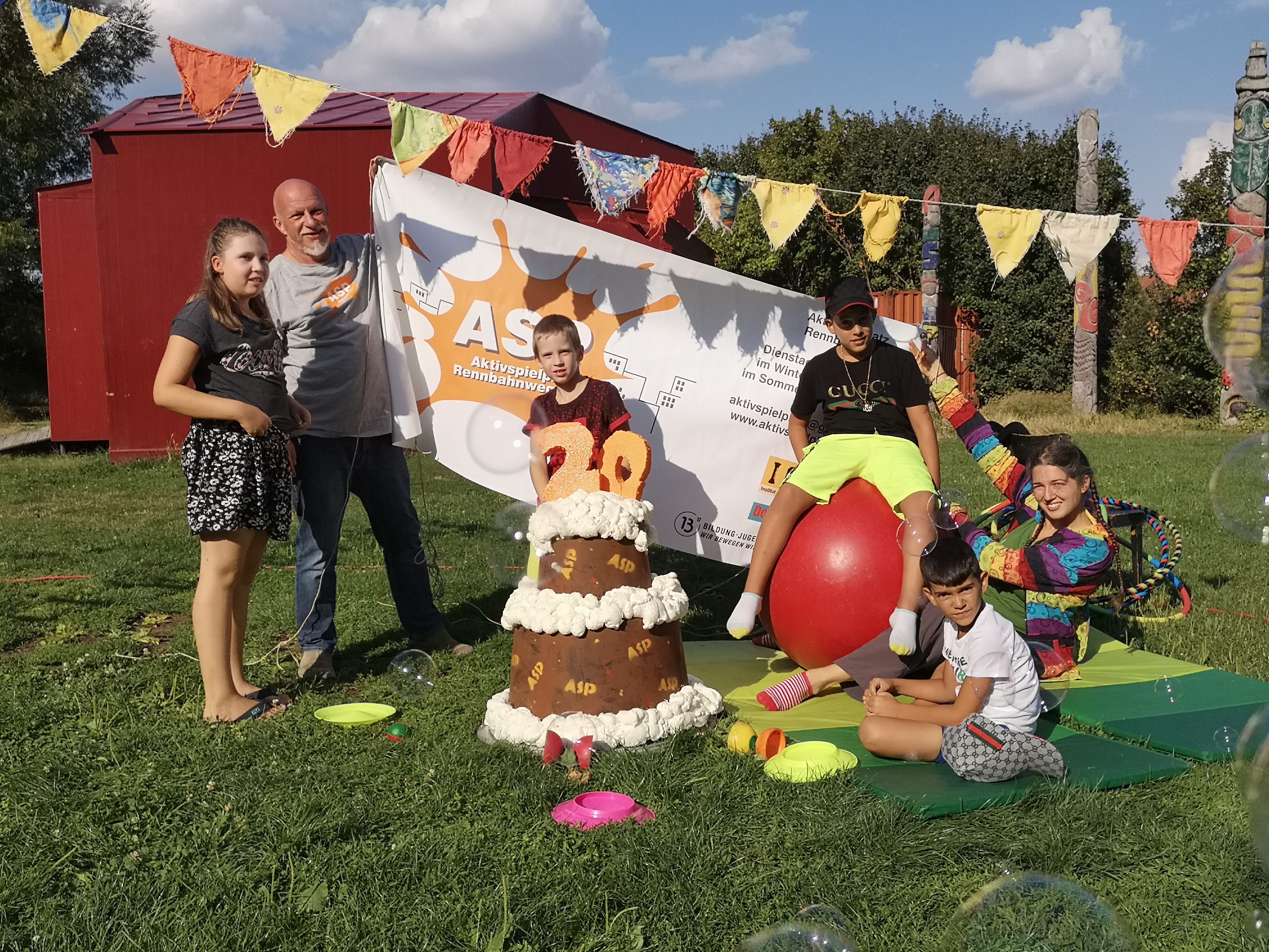 Der Aktivspielplatz Rennbahnweg feiert seinen 20. Geburtstag.