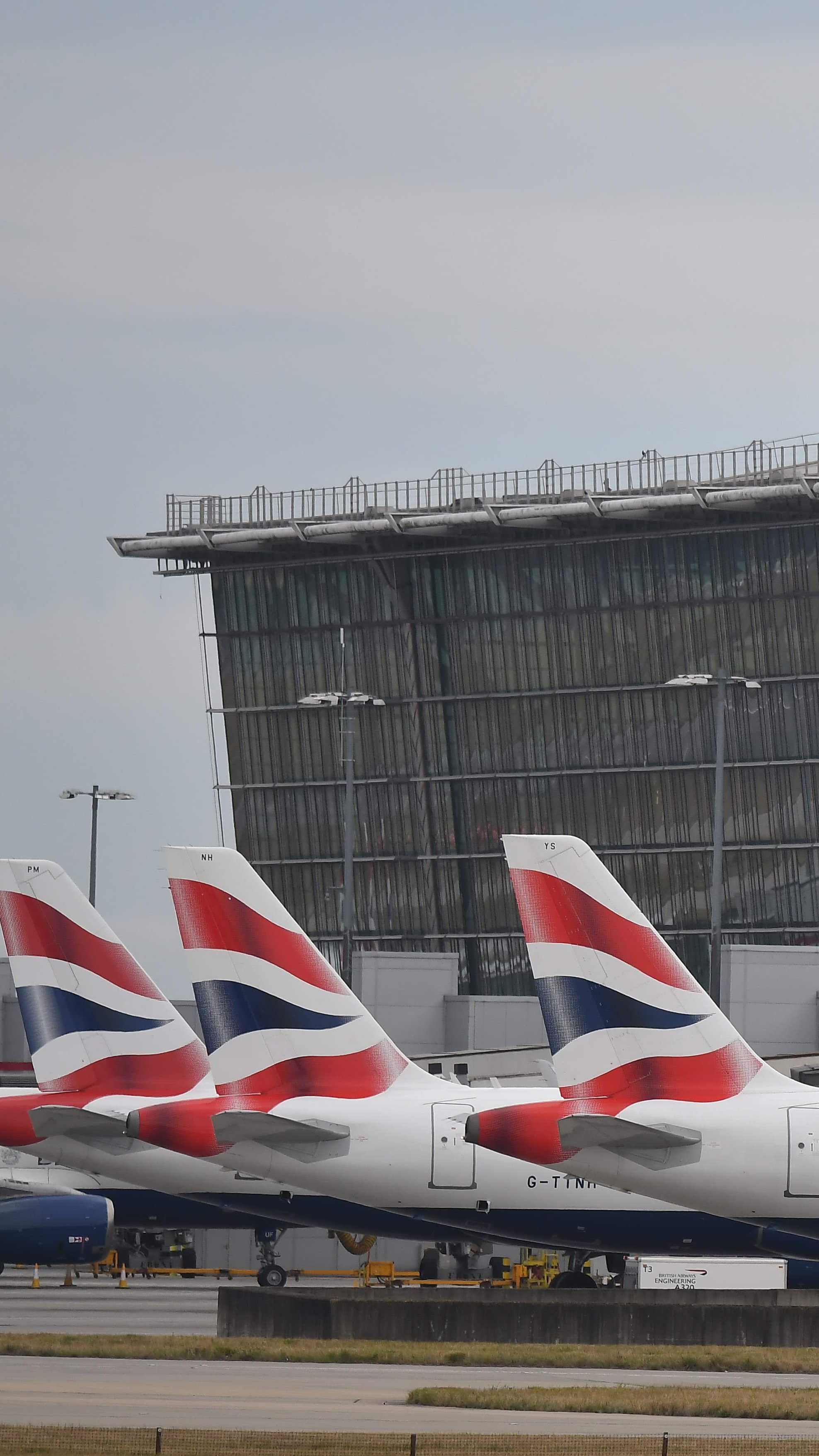 Die meisten British-Airways-Flieger blieben heute am Boden.