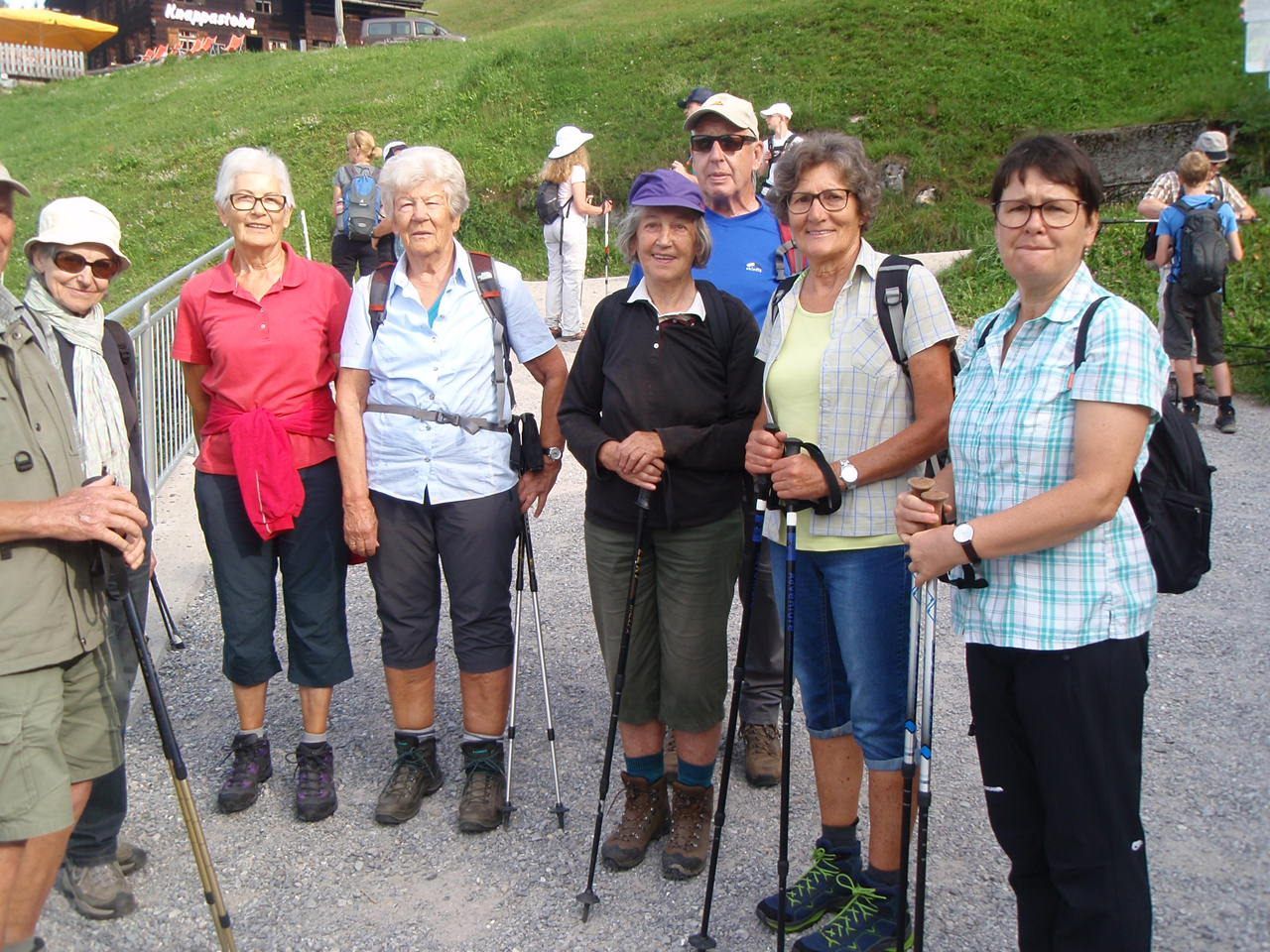 Die Wandergruppe des SB Götzis