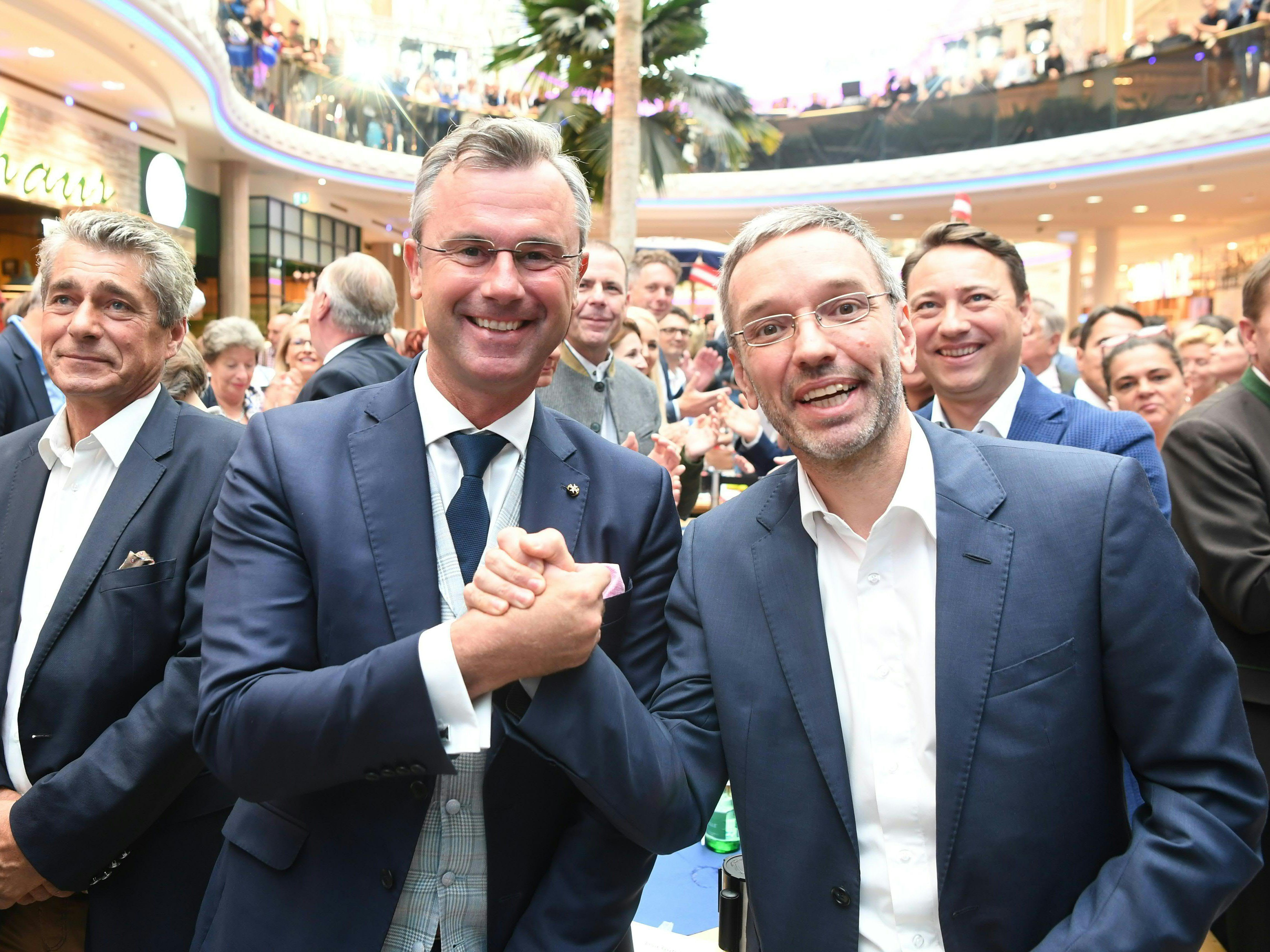 Die zwei "Berts" Hofer und Kickl als "dynamisches Duo".