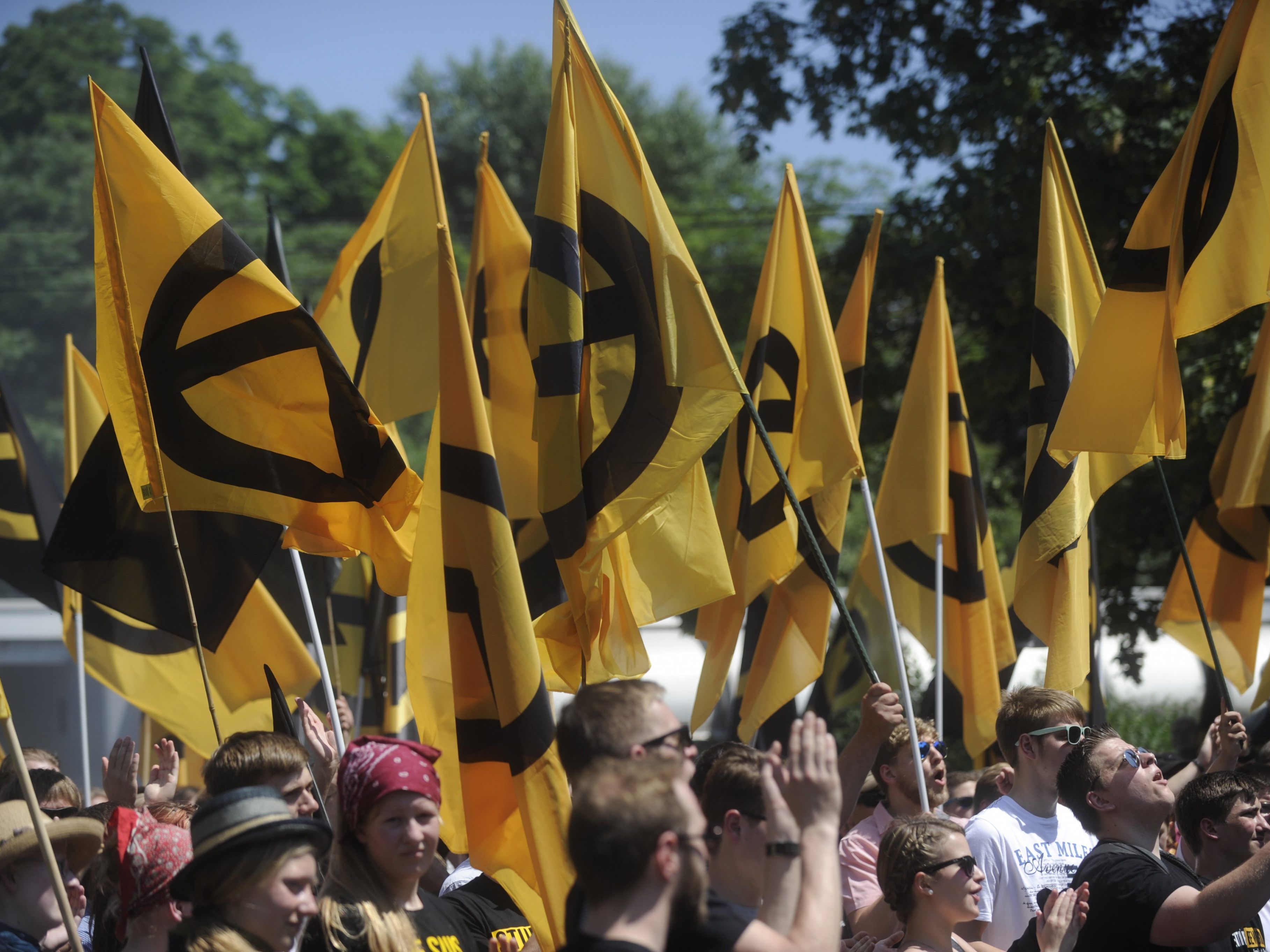 Am Samstag haben die Identitären zum Fackelzug am Kahlenberg aufgerufen.