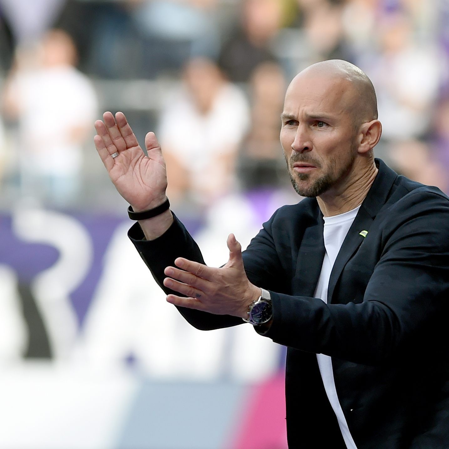 Austria-Trainer Ilzer freute sich über den Sieg.