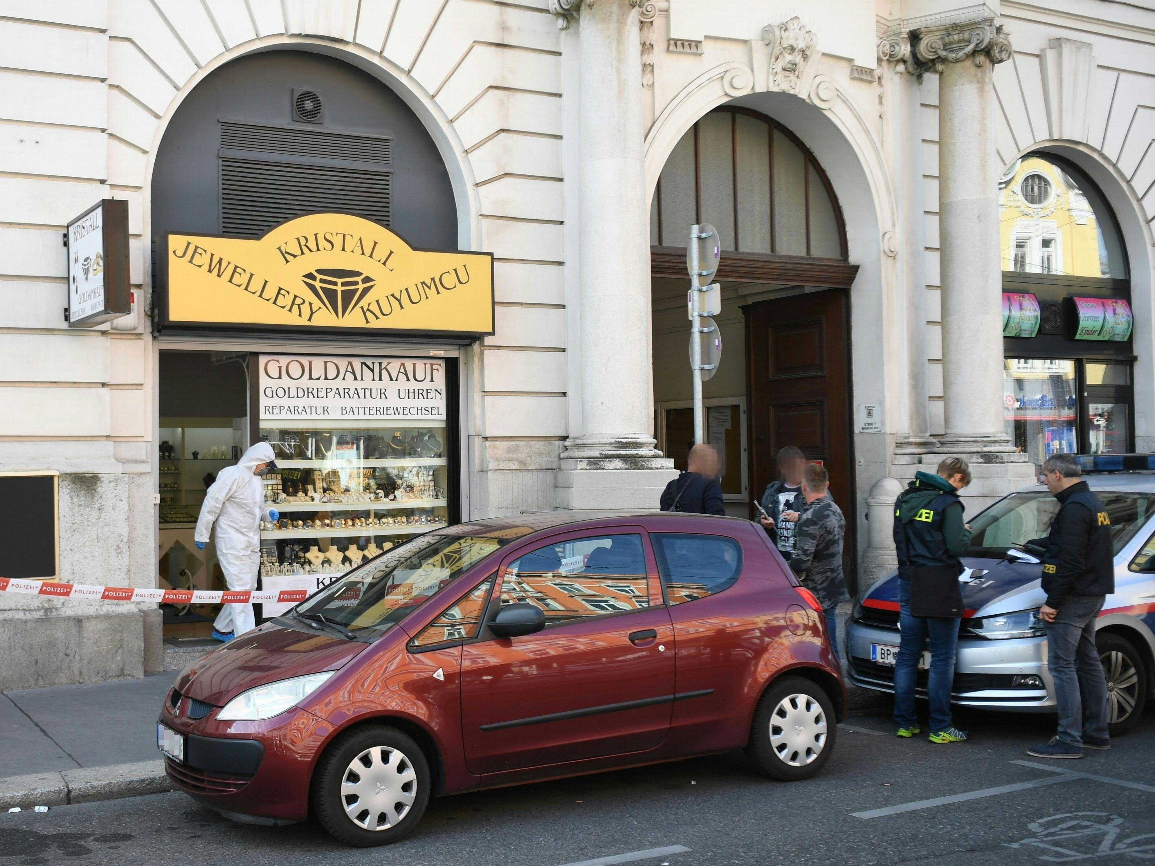 In Wien-Floridsdorf wurde ein Juwelier überfallen