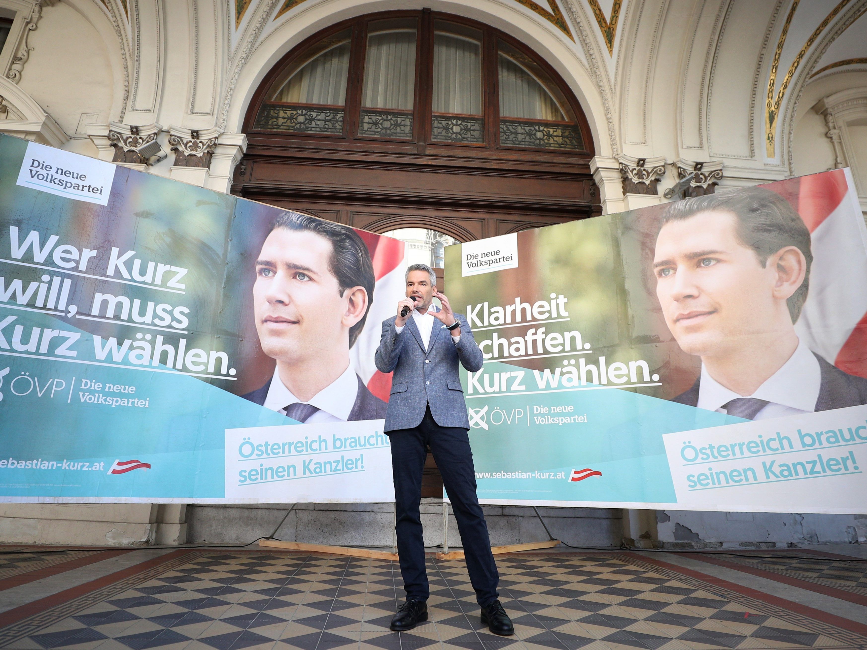Die zweite Plakatwelle der ÖVP kennt nur ein Thema: Sebastian Kurz.