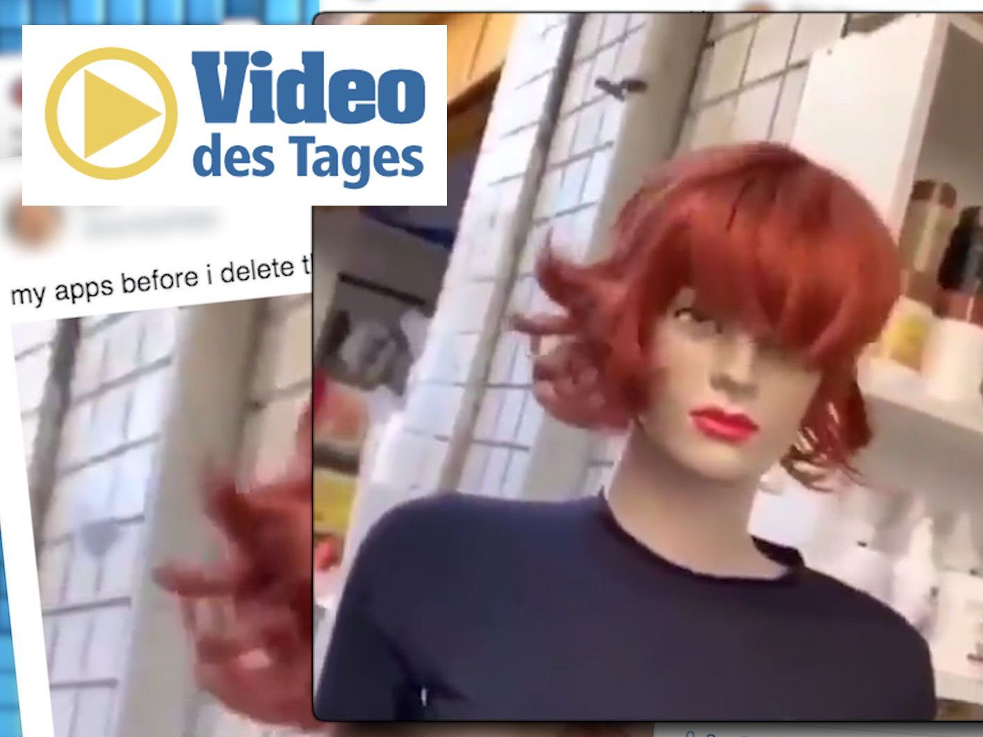 Diese Puppe hat einen schlechten Tag. Diese Puppe hat einen schlechten Tag.