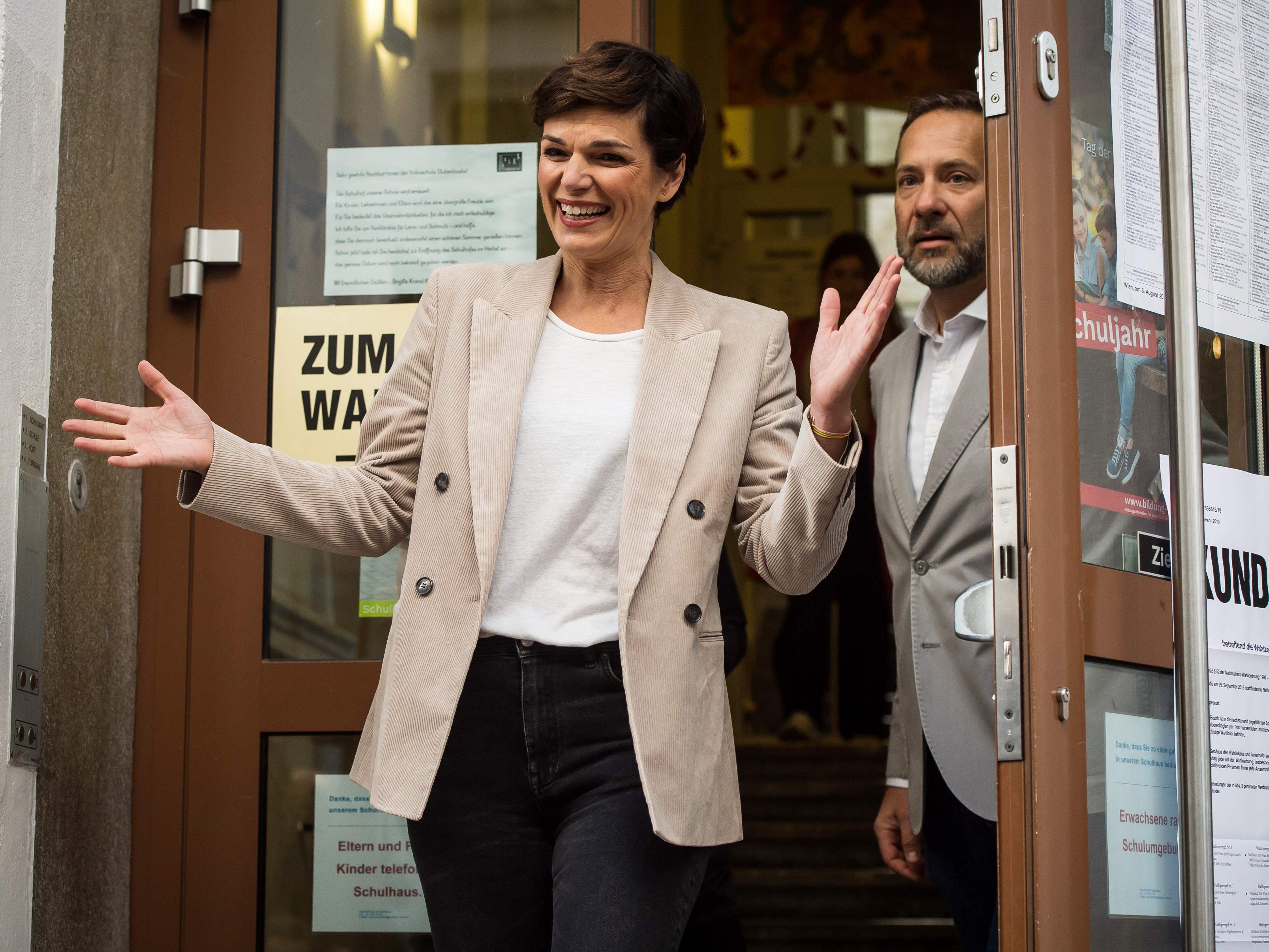 Rendi-Wagner hat bereits ihr Stimme abgegeben.