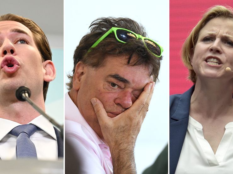 Die drei Spitzenkandidaten waren sich in vielen Punkten uneinig.